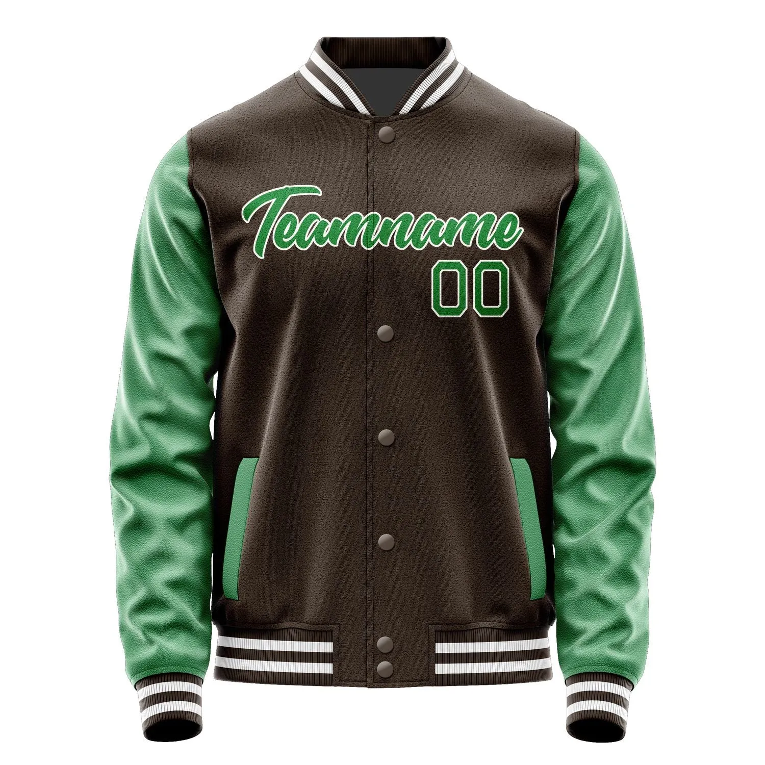 Custom Brown Emerald Green Jacket sold by Tailorly product image thumbnail 2