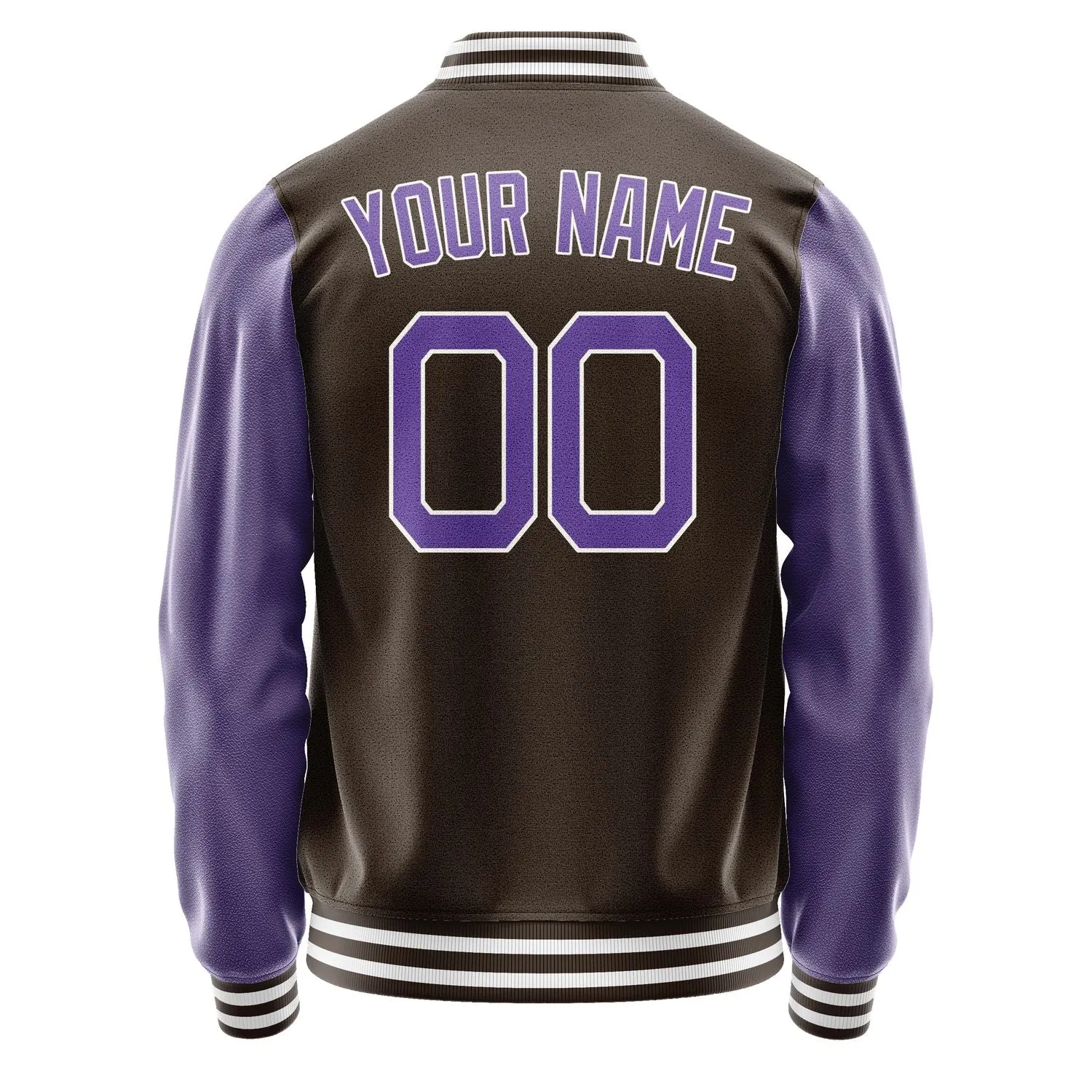 Custom Brown Light Purple Jacket sold by Tailorly product image thumbnail 4