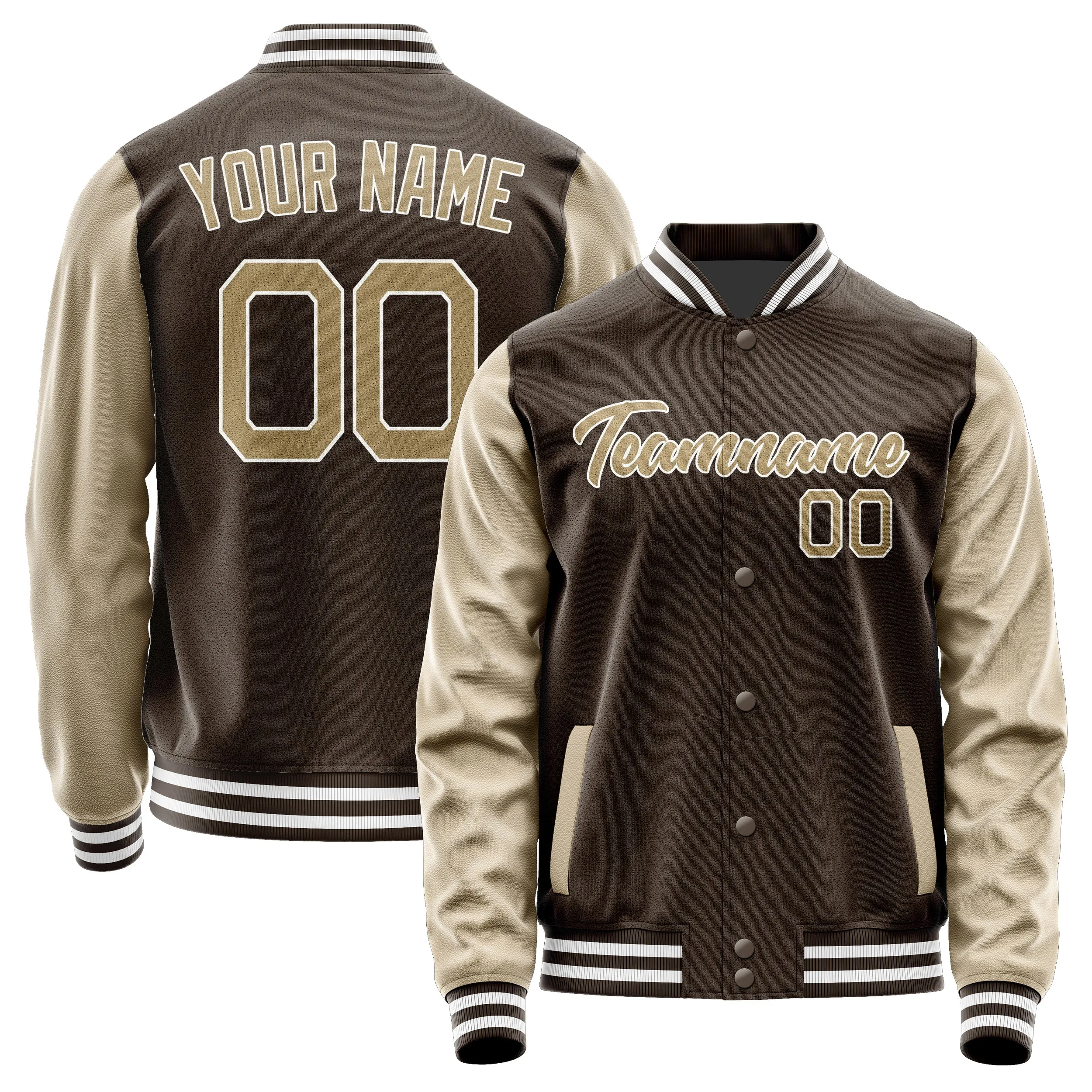 Custom Brown Light Khaki Jacket sold by Tailorly