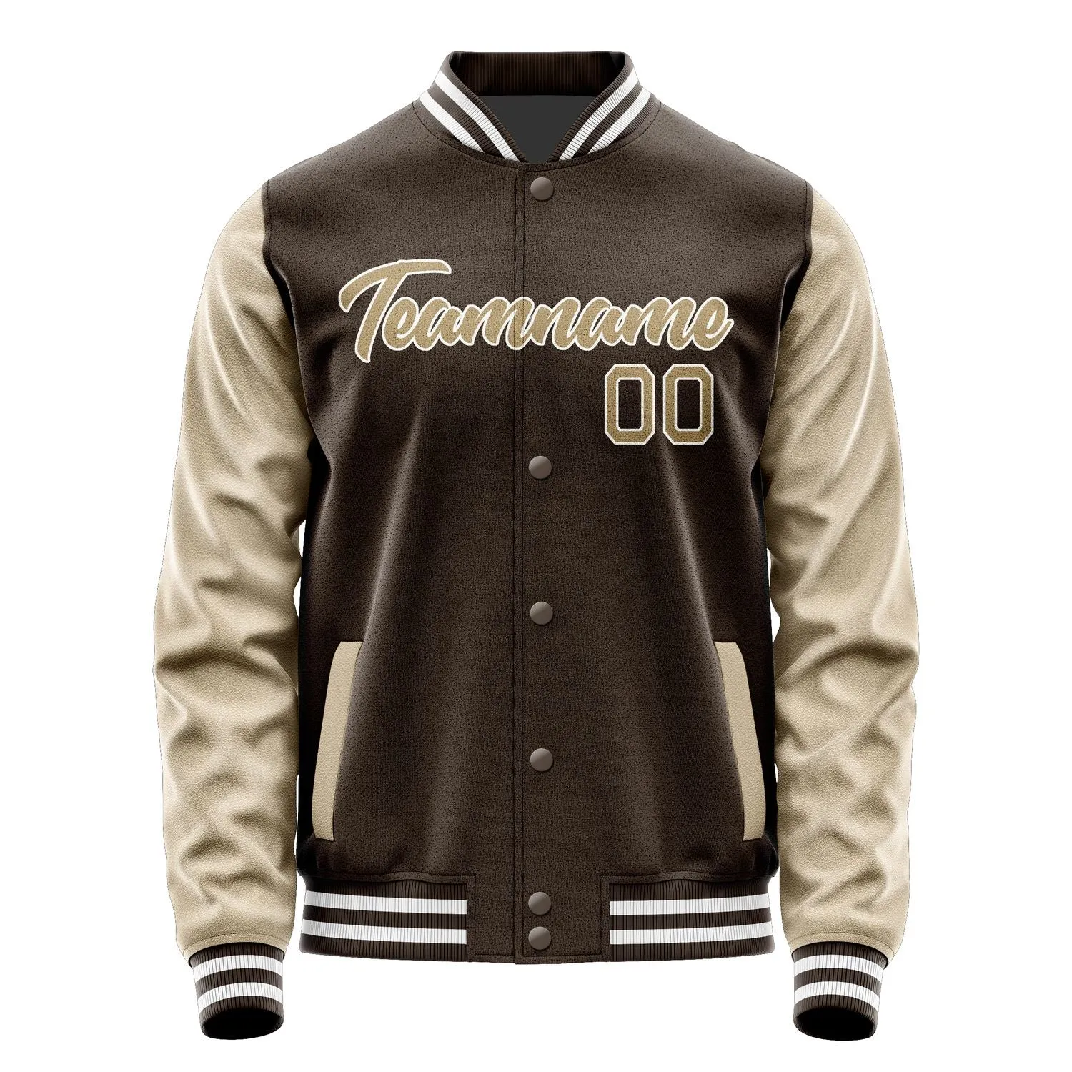 Custom Brown Light Khaki Jacket sold by Tailorly product image thumbnail 2