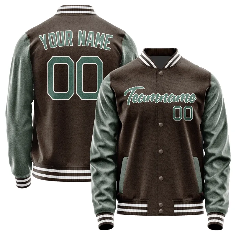 Custom Brown Blue Green Jacket sold by Tailorly