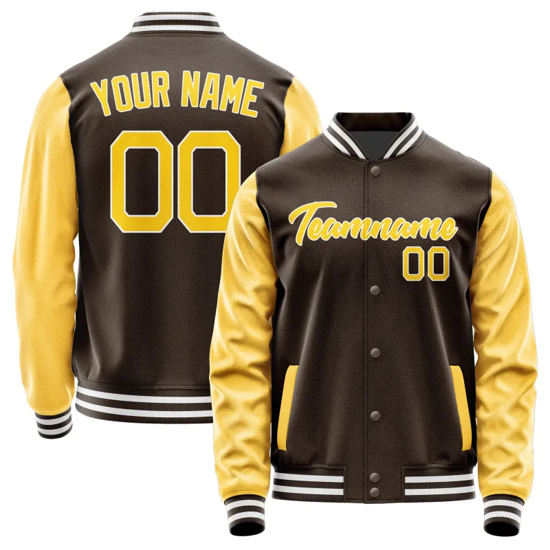 Custom Brown Gold Jacket made by Tailorly