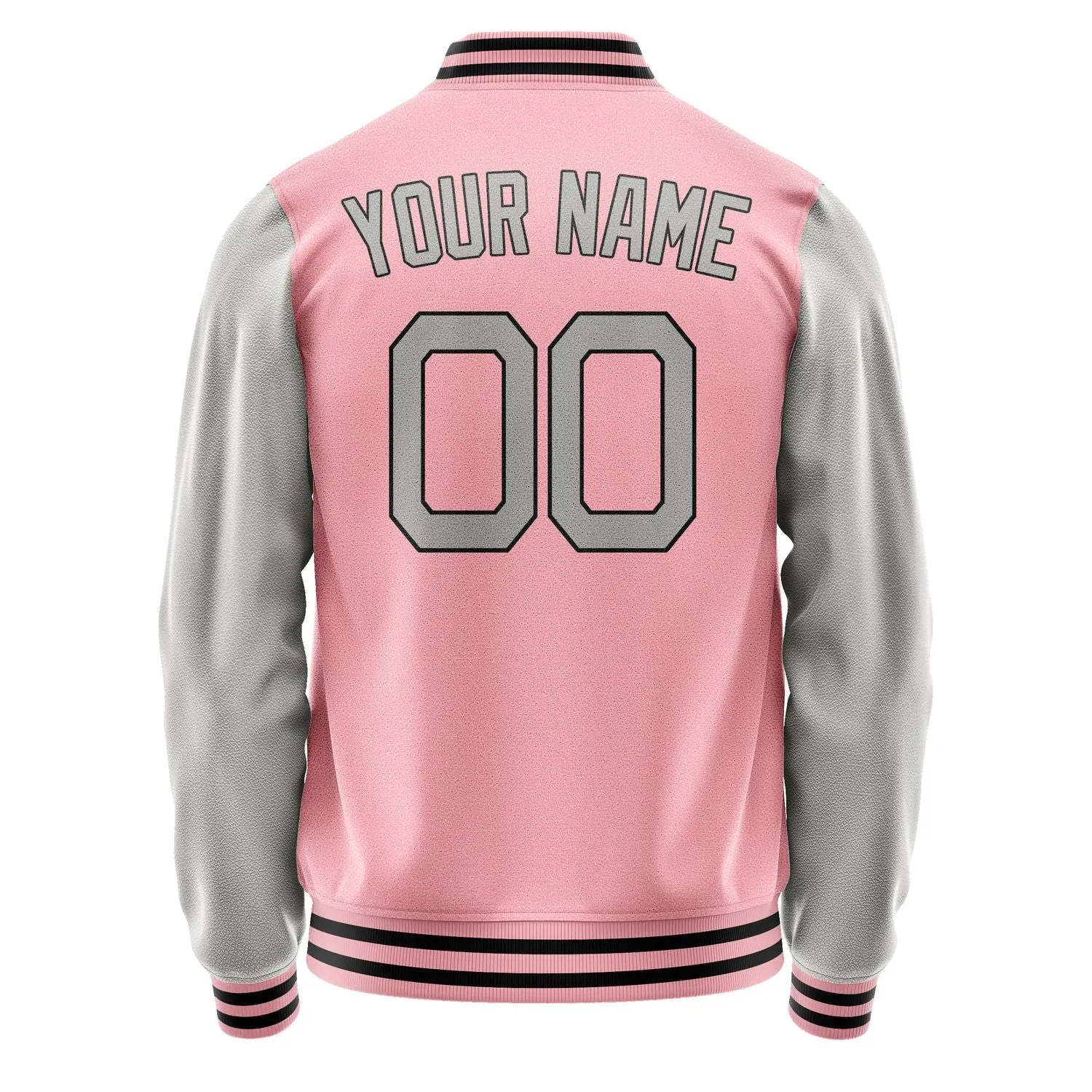 Custom Light Pink Gray Jacket sold by Tailorly product image thumbnail 4