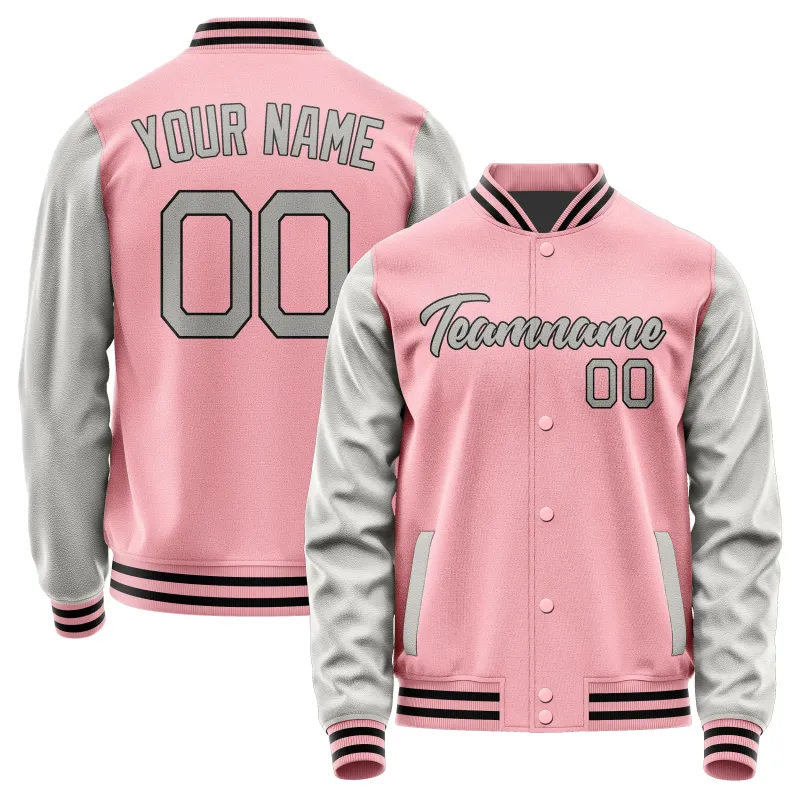 Custom Light Pink Gray Jacket sold by Tailorly