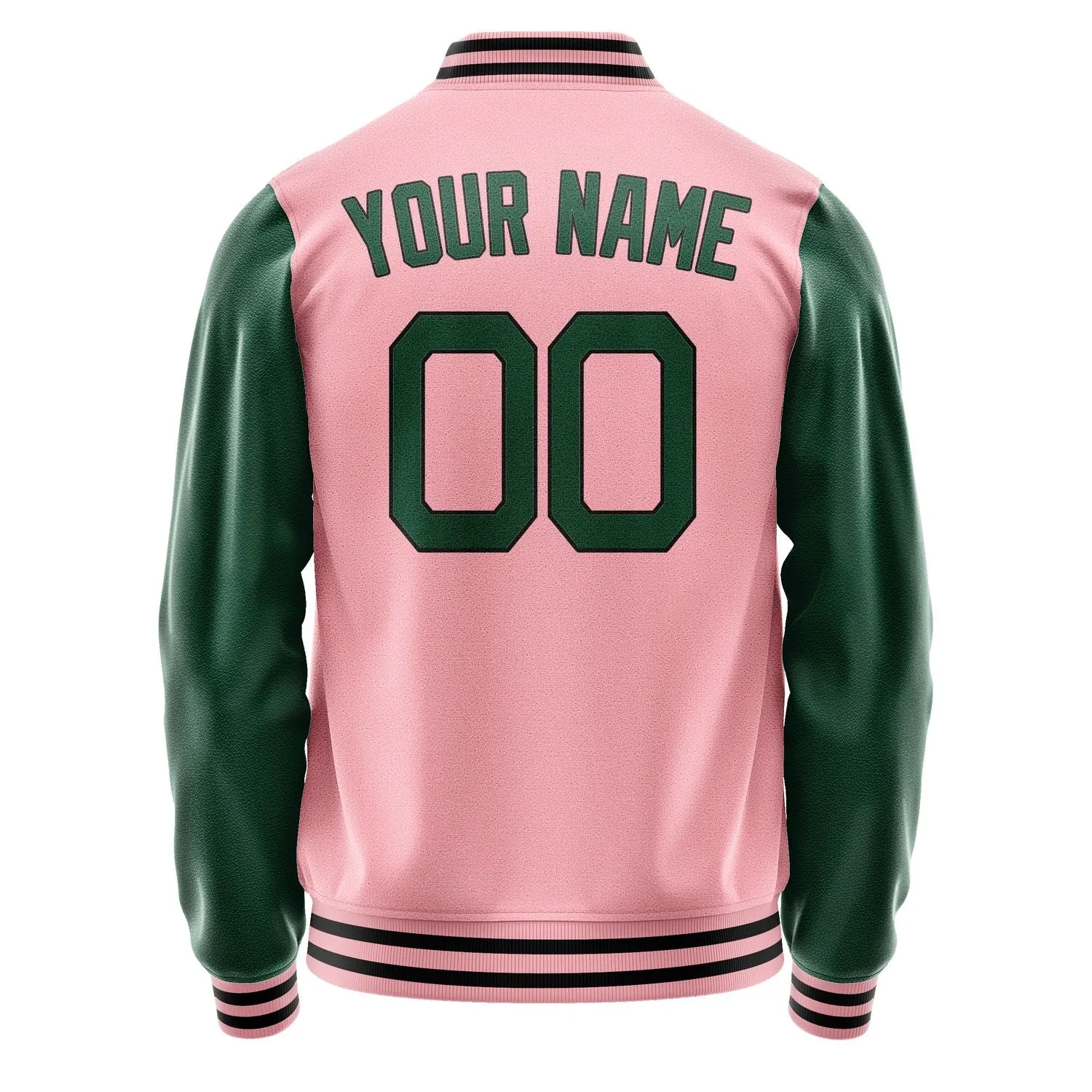 Custom Light Pink Green Jacket sold by Tailorly product image thumbnail 4