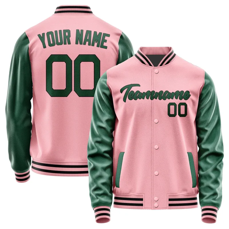Custom Light Pink Green Jacket sold by Tailorly