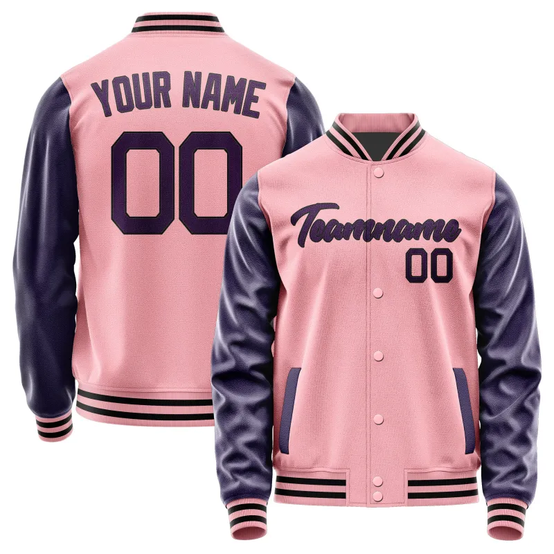 Custom Light Pink Purple Jacket sold by Tailorly