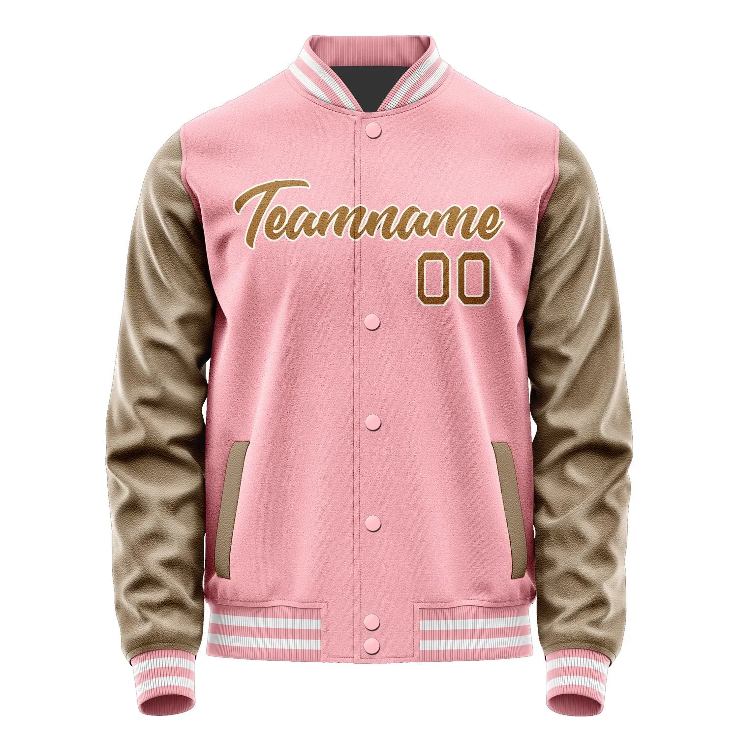 Custom Light Pink Khaki Jacket sold by Tailorly product image thumbnail 2