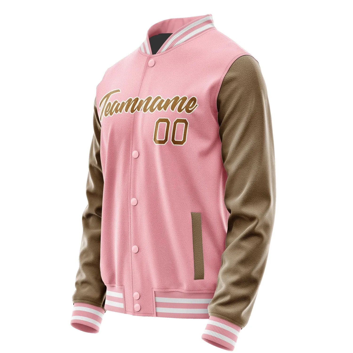Custom Light Pink Khaki Jacket sold by Tailorly product image thumbnail 3
