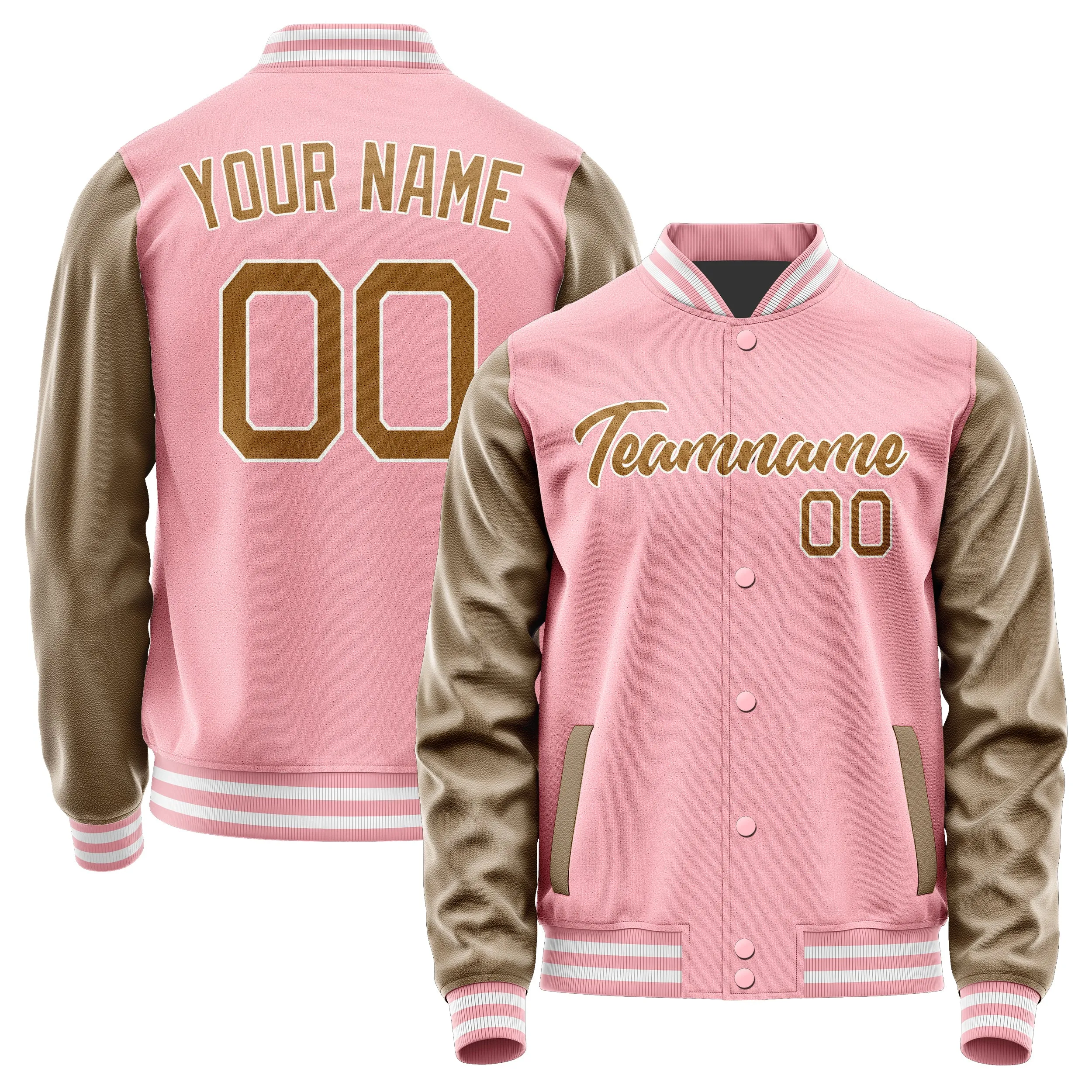 Custom Light Pink Khaki Jacket sold by Tailorly