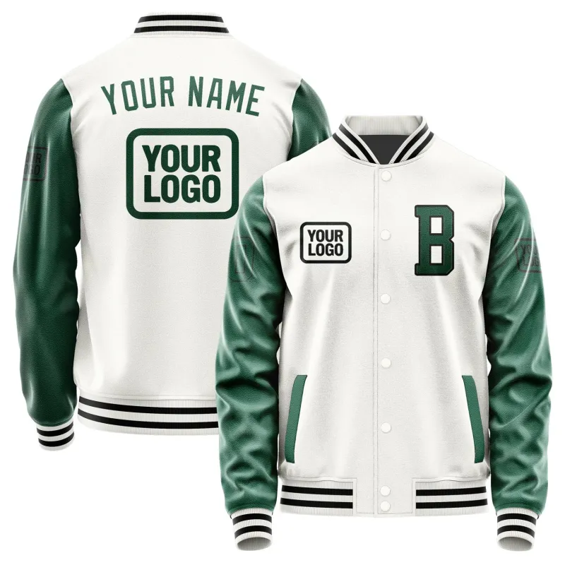 Custom White Green Jacket sold by Tailorly