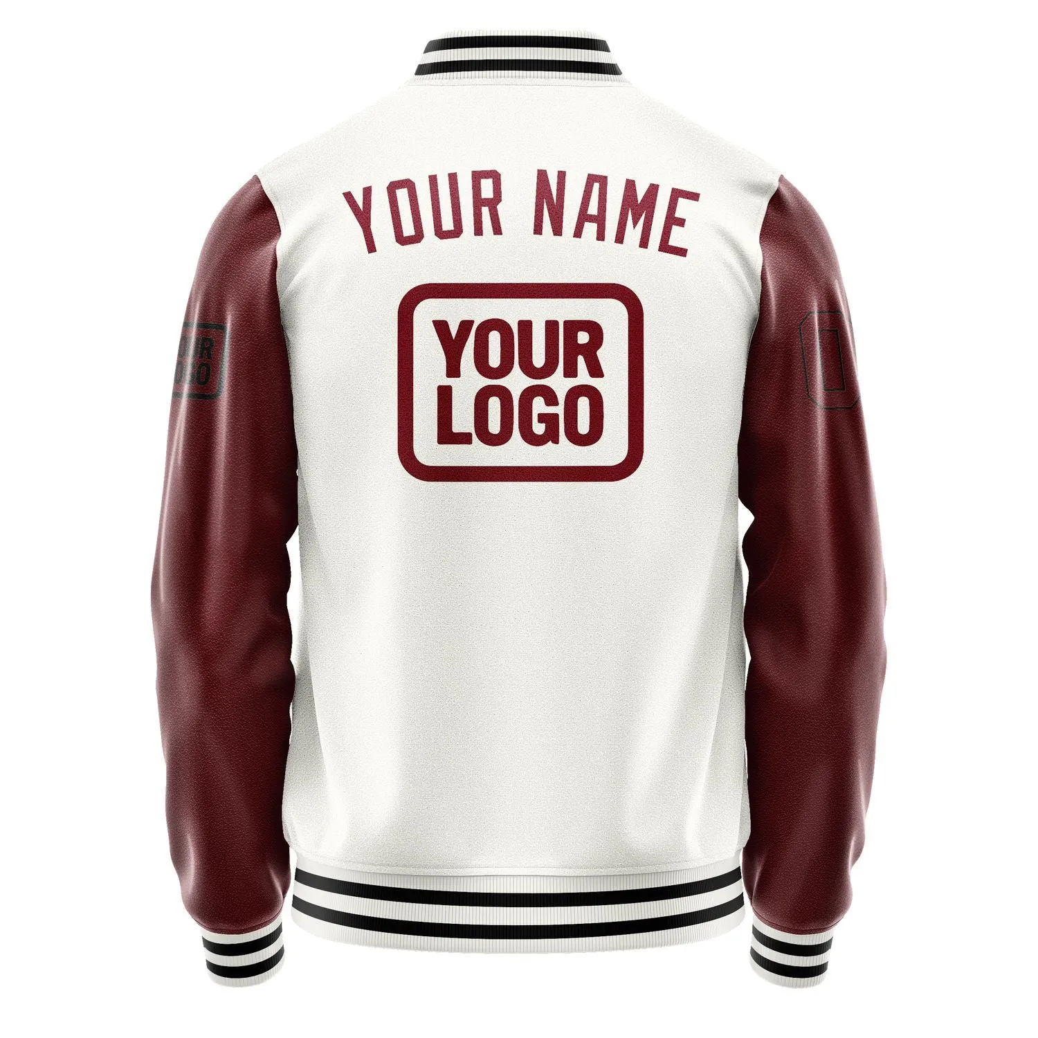 Custom White Crimson Red Jacket sold by Tailorly product image thumbnail 4
