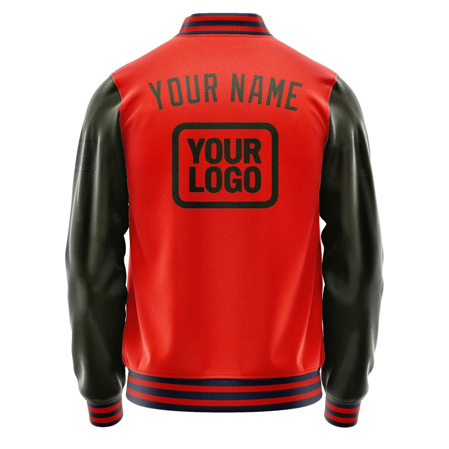 Custom Orange Red Olive Jacket sold by Tailorly product image thumbnail 4