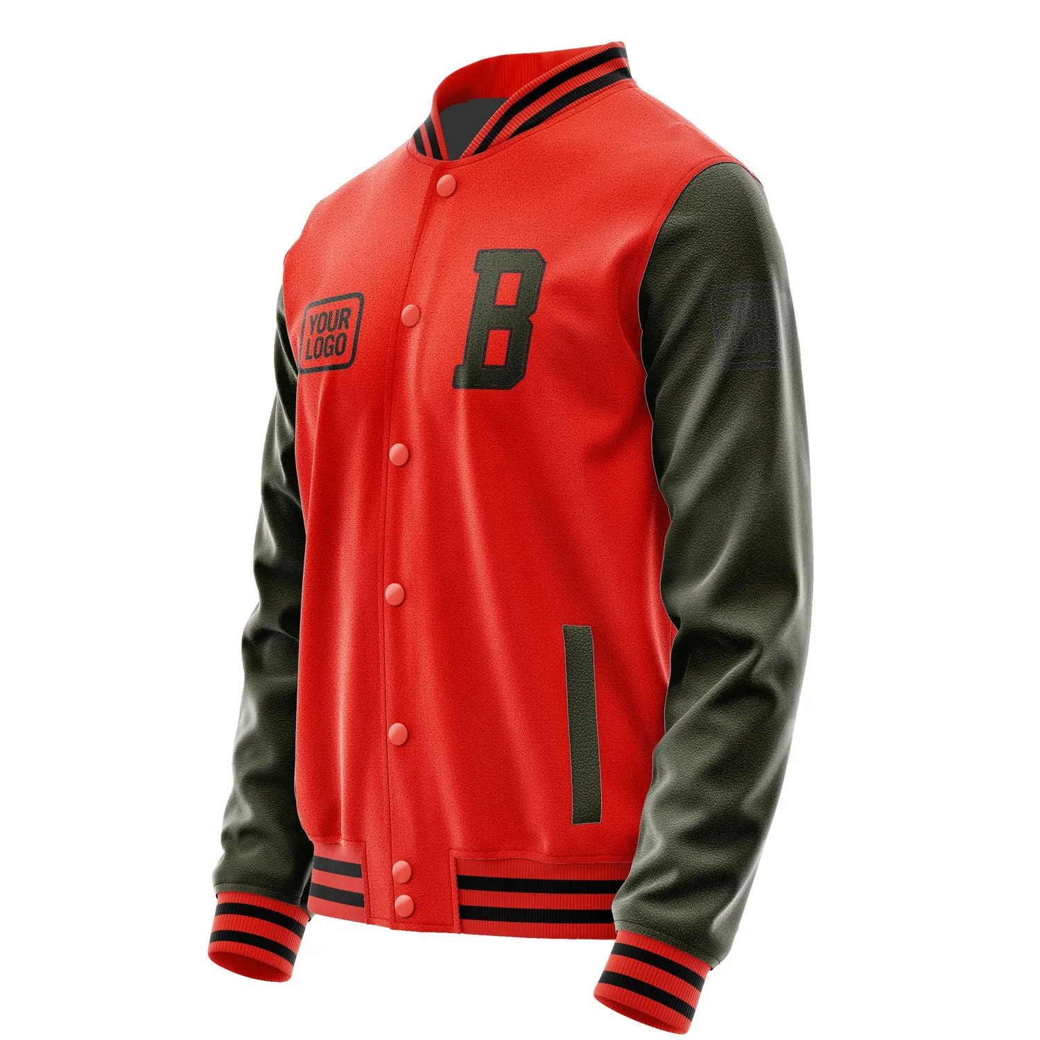 Custom Orange Red Olive Jacket sold by Tailorly product image thumbnail 3