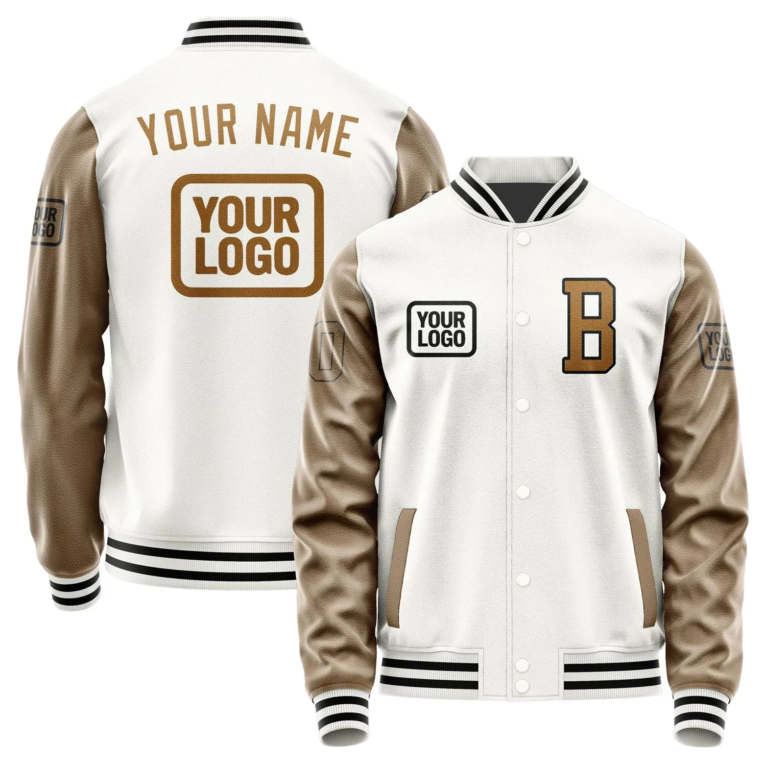 Custom White Khaki Jacket sold by Tailorly