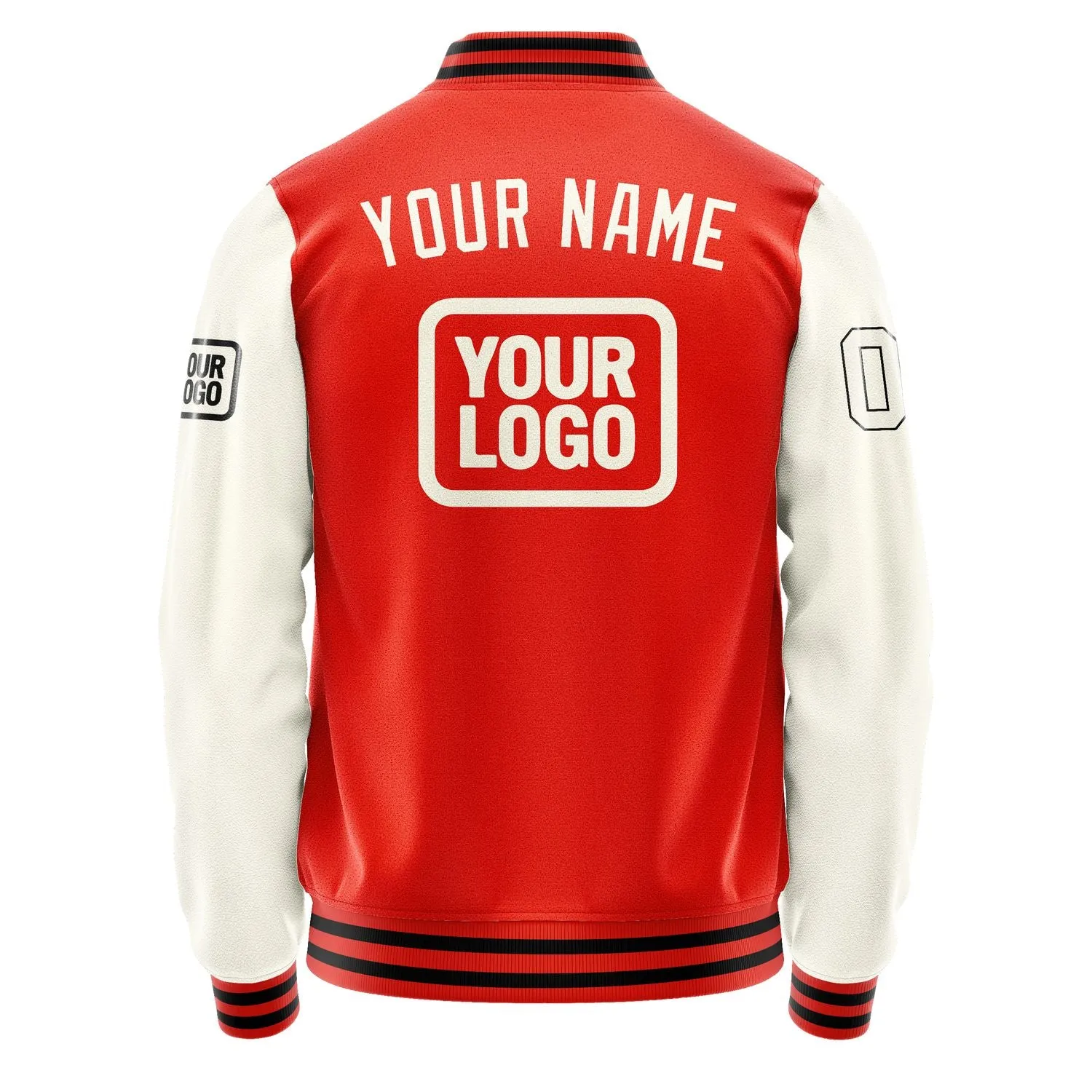 Custom Orange Red Cream Jacket sold by Tailorly product image thumbnail 4