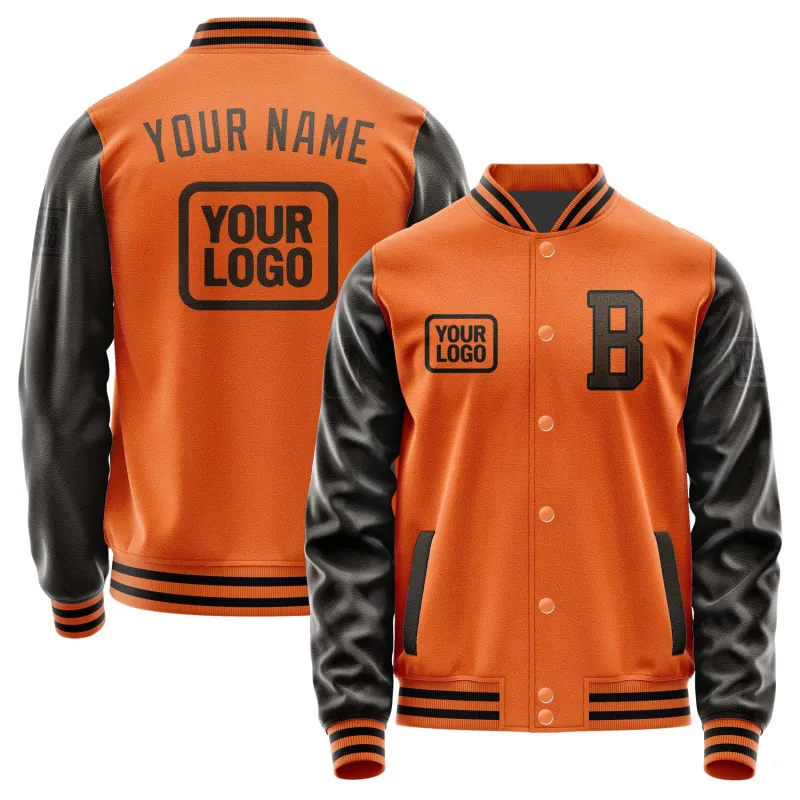 Custom Orange Brown Jacket sold by Tailorly