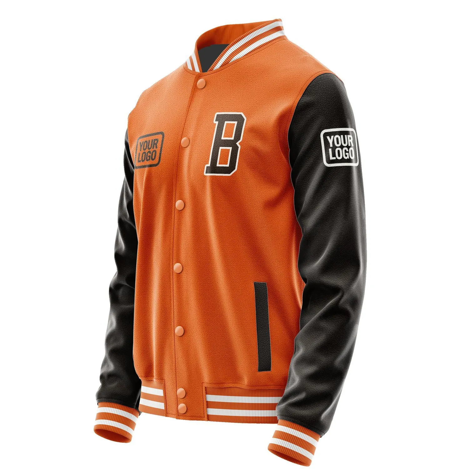 Custom Orange Brown Jacket sold by Tailorly product image thumbnail 3