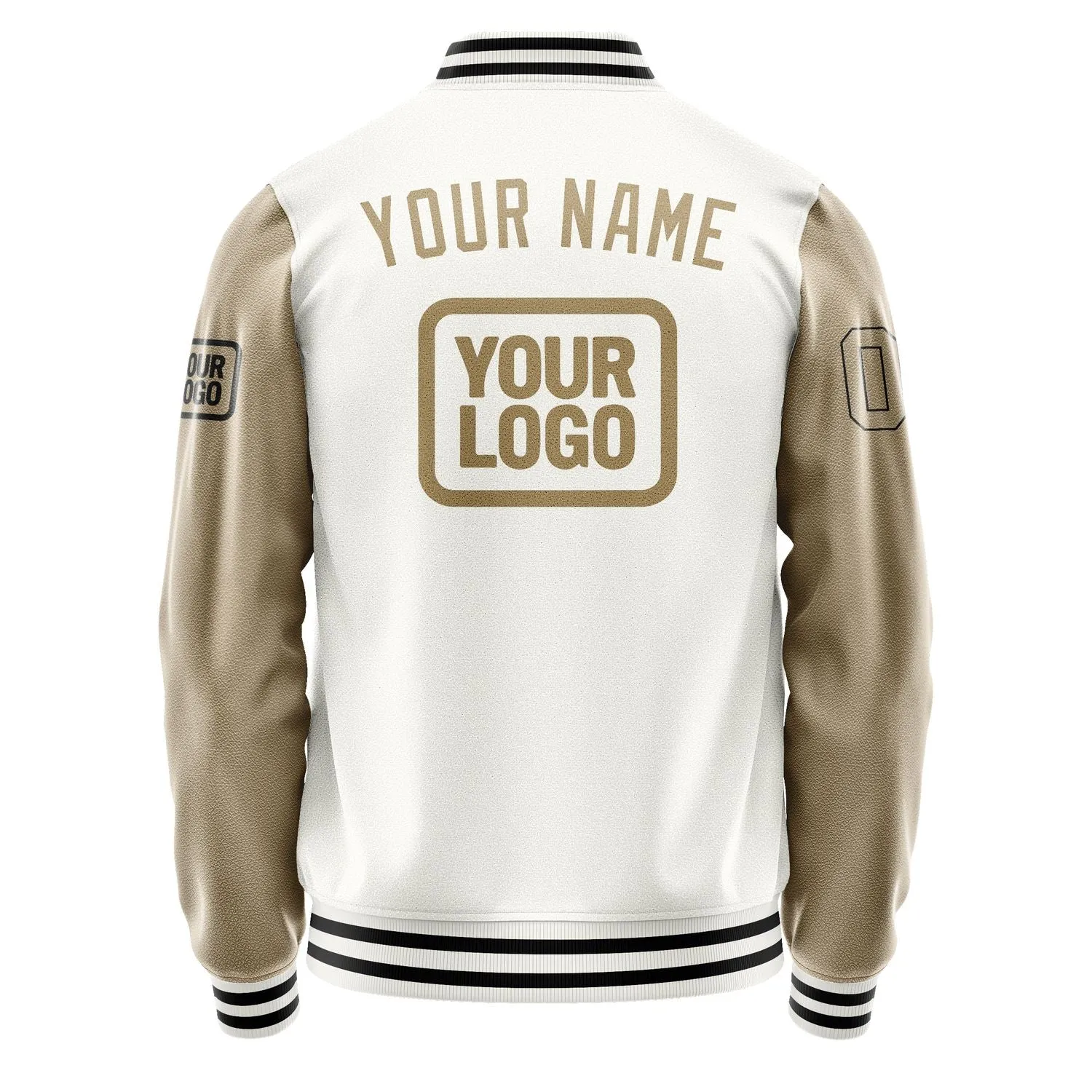 Custom White Light Khaki Jacket sold by Tailorly product image thumbnail 4