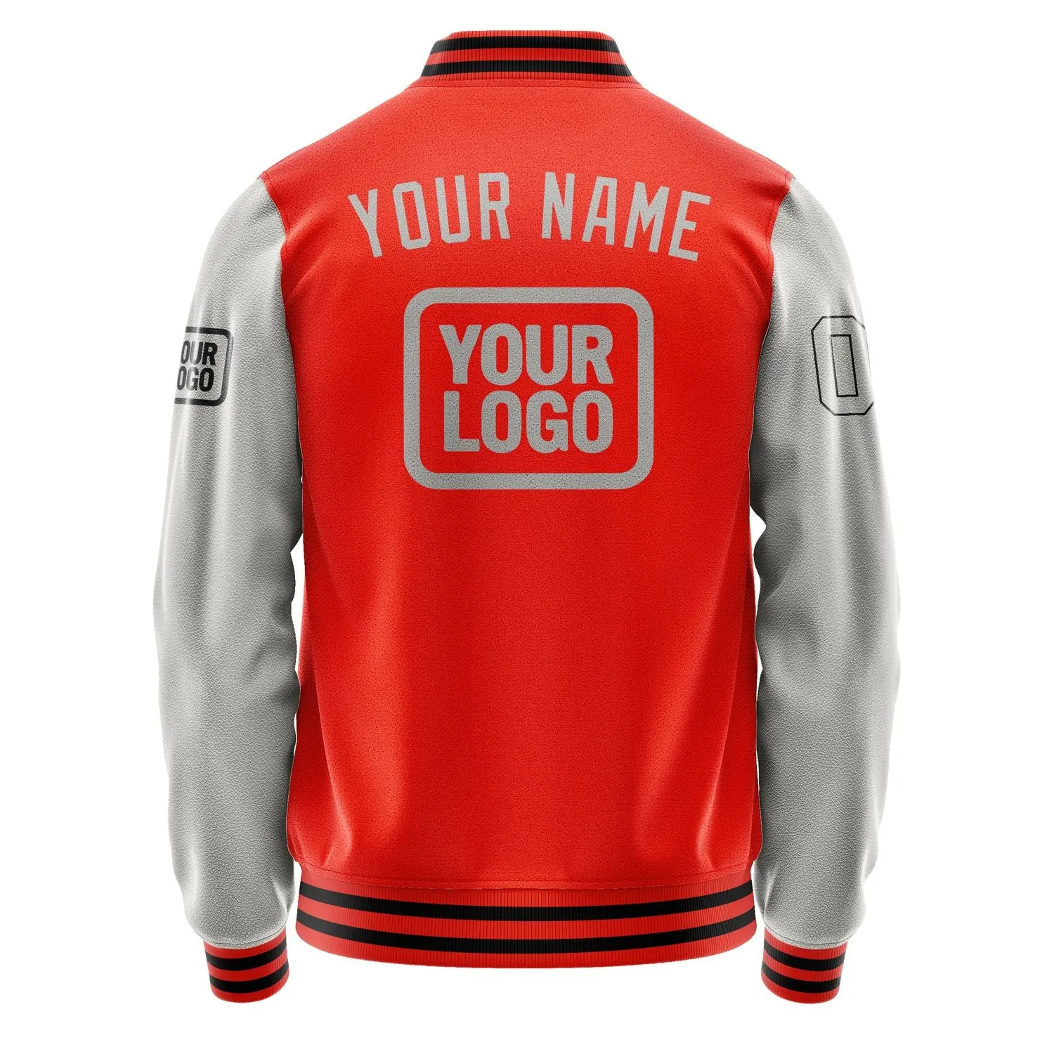 Custom Orange Red Gray Jacket sold by Tailorly product image thumbnail 4