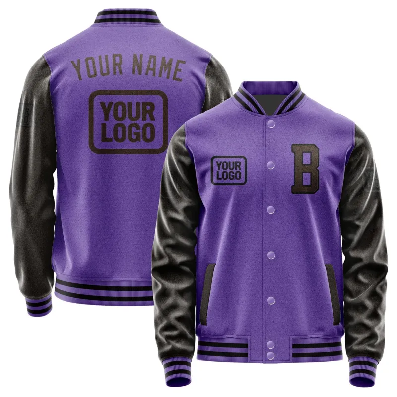 Custom Light Purple Brown Jacket sold by Tailorly