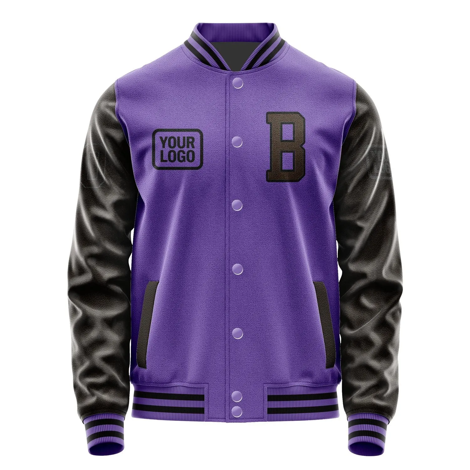 Custom Light Purple Brown Jacket sold by Tailorly product image thumbnail 2