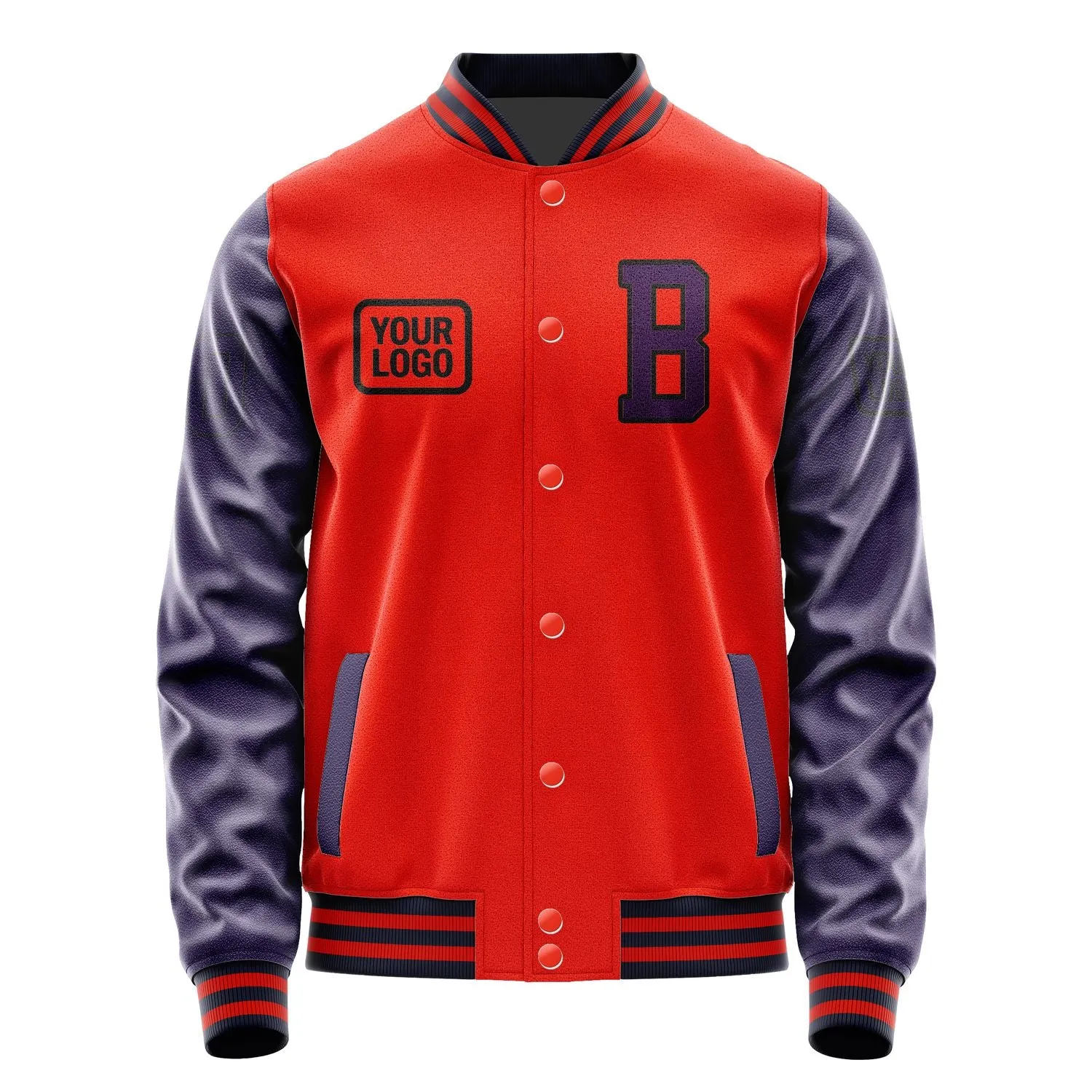 Custom Orange Red Purple Jacket sold by Tailorly product image thumbnail 2