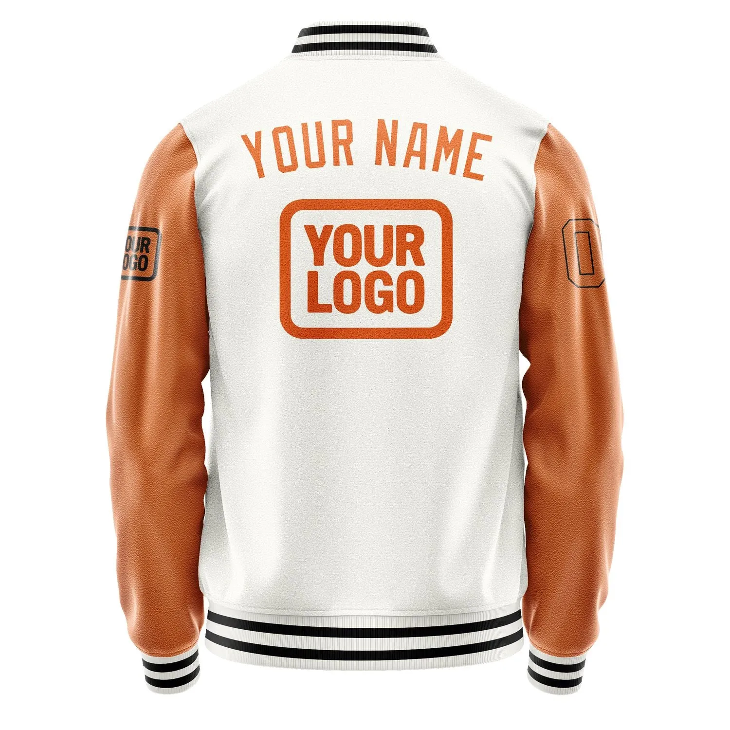 Custom White Orange Jacket sold by Tailorly product image thumbnail 4