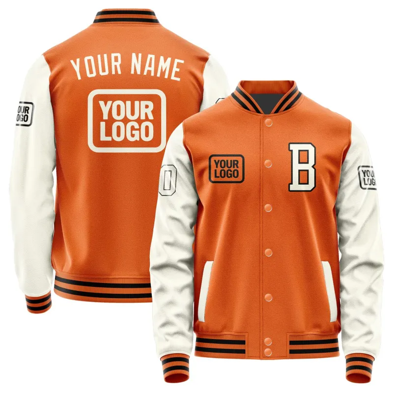 Custom Orange Cream Jacket sold by Tailorly