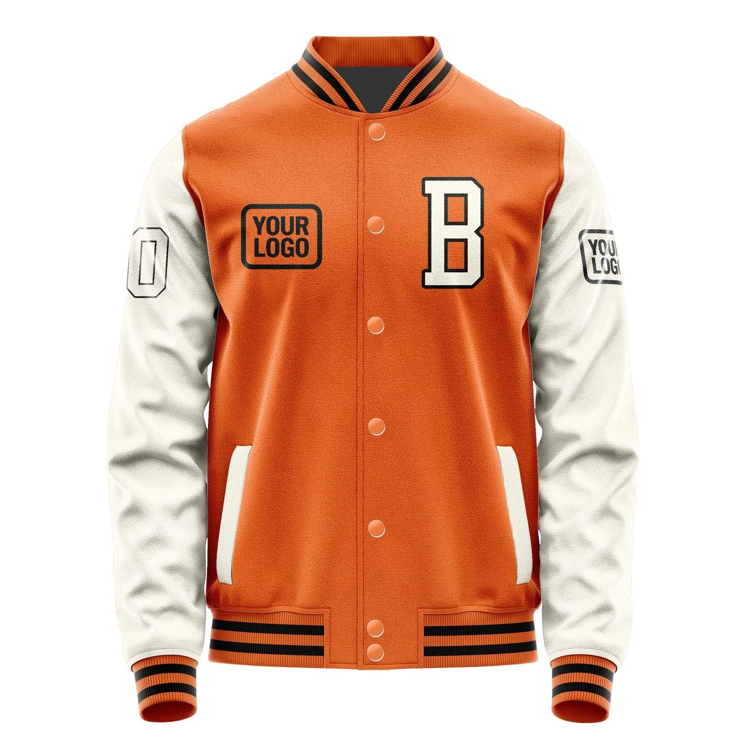 Custom Orange Cream Jacket sold by Tailorly product image thumbnail 2