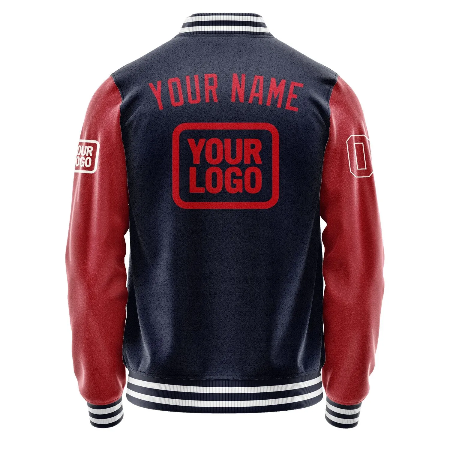 Custom Navy Red Jacket sold by Tailorly product image thumbnail 4