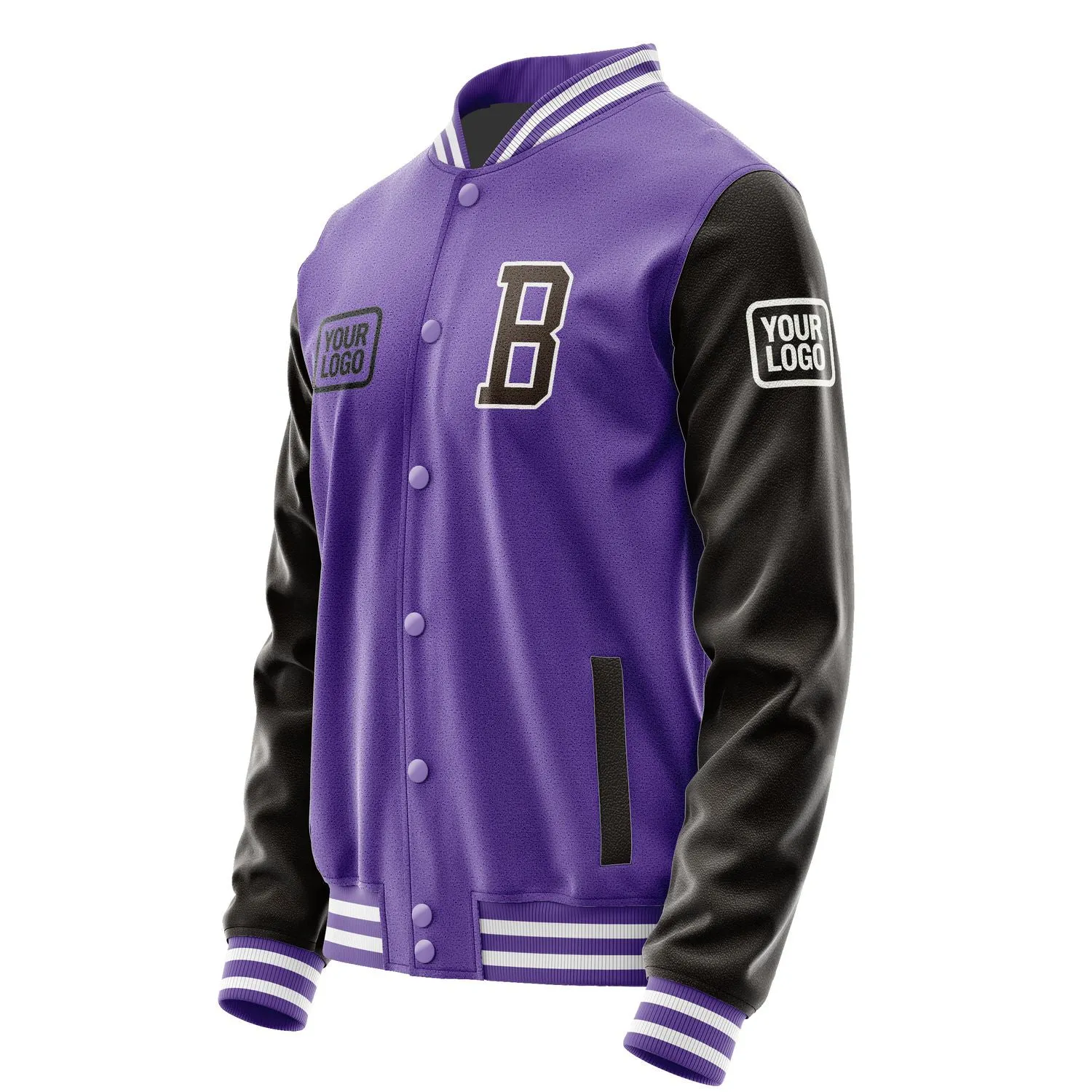 Custom Light Purple Brown Jacket sold by Tailorly product image thumbnail 3