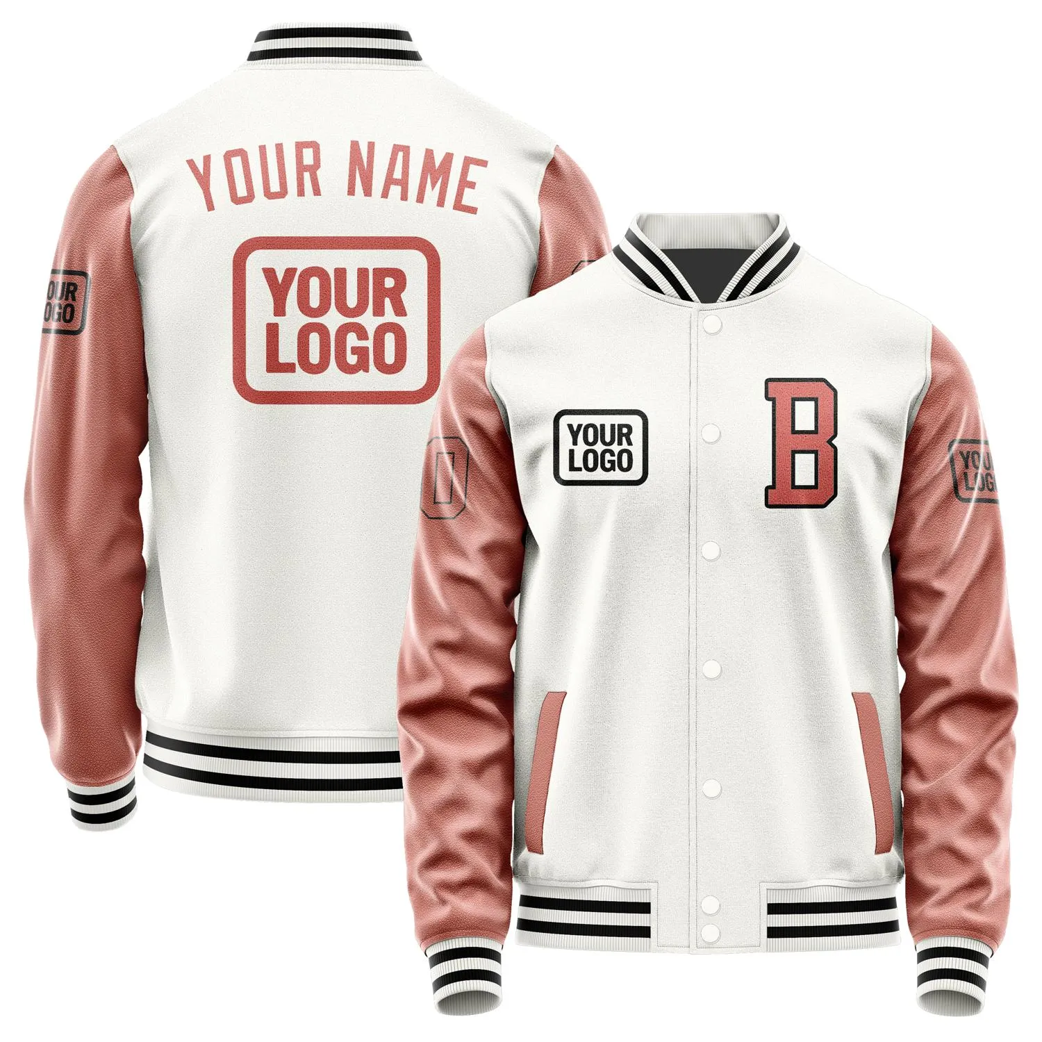 Custom White Copper Rose Jacket sold by Tailorly