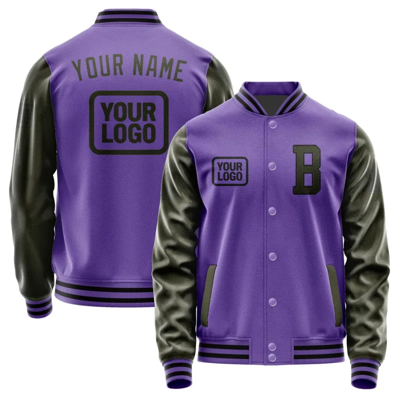 Custom Light Purple Olive Jacket sold by Tailorly