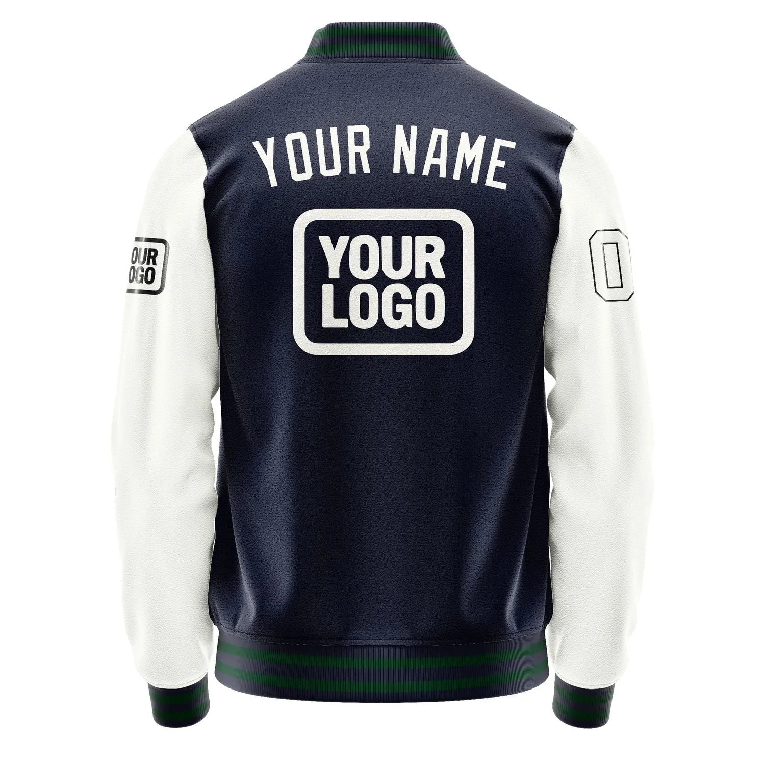Custom Navy White Jacket sold by Tailorly product image thumbnail 4