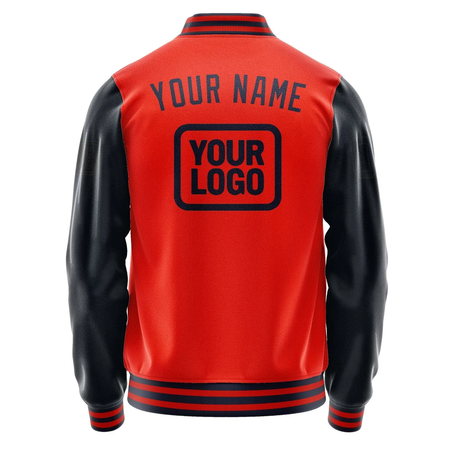 Custom Orange Red Navy Jacket sold by Tailorly product image thumbnail 4