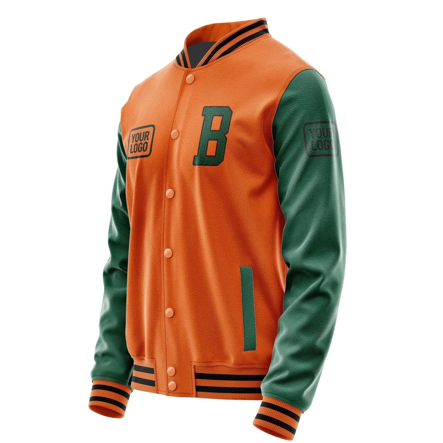 Custom Orange Green Jacket sold by Tailorly product image thumbnail 3