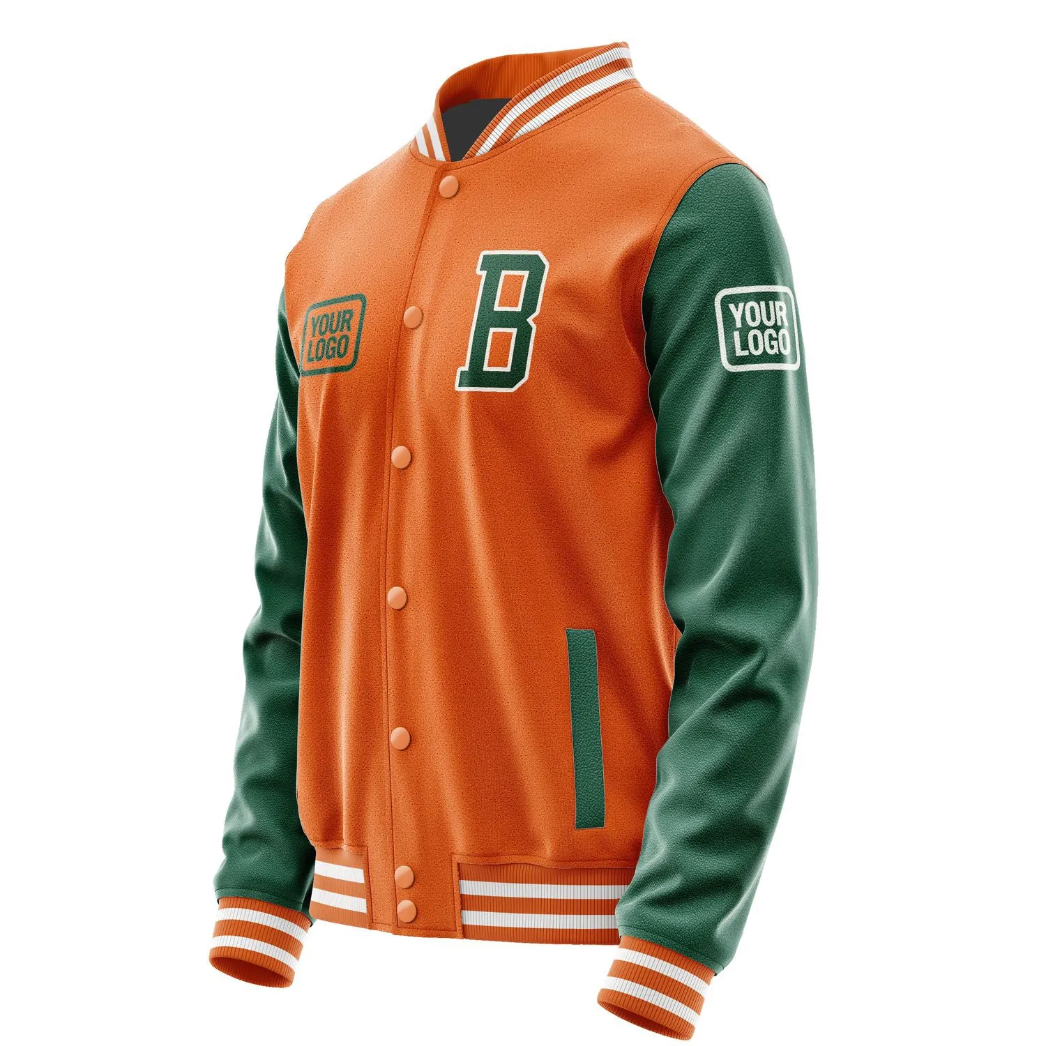 Custom Orange Green Jacket sold by Tailorly product image thumbnail 3