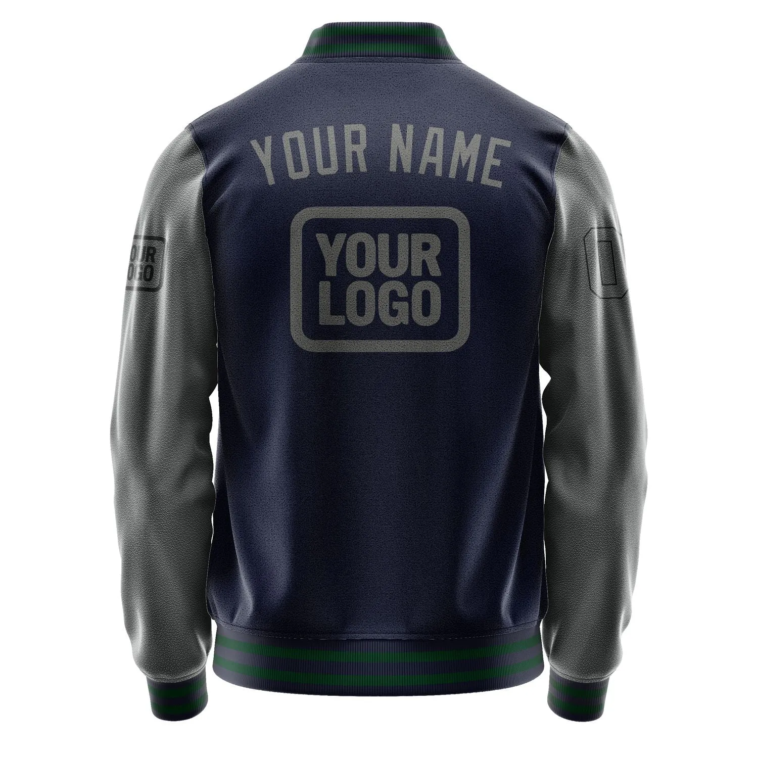 Custom Navy Dark Grey Jacket sold by Tailorly product image thumbnail 4