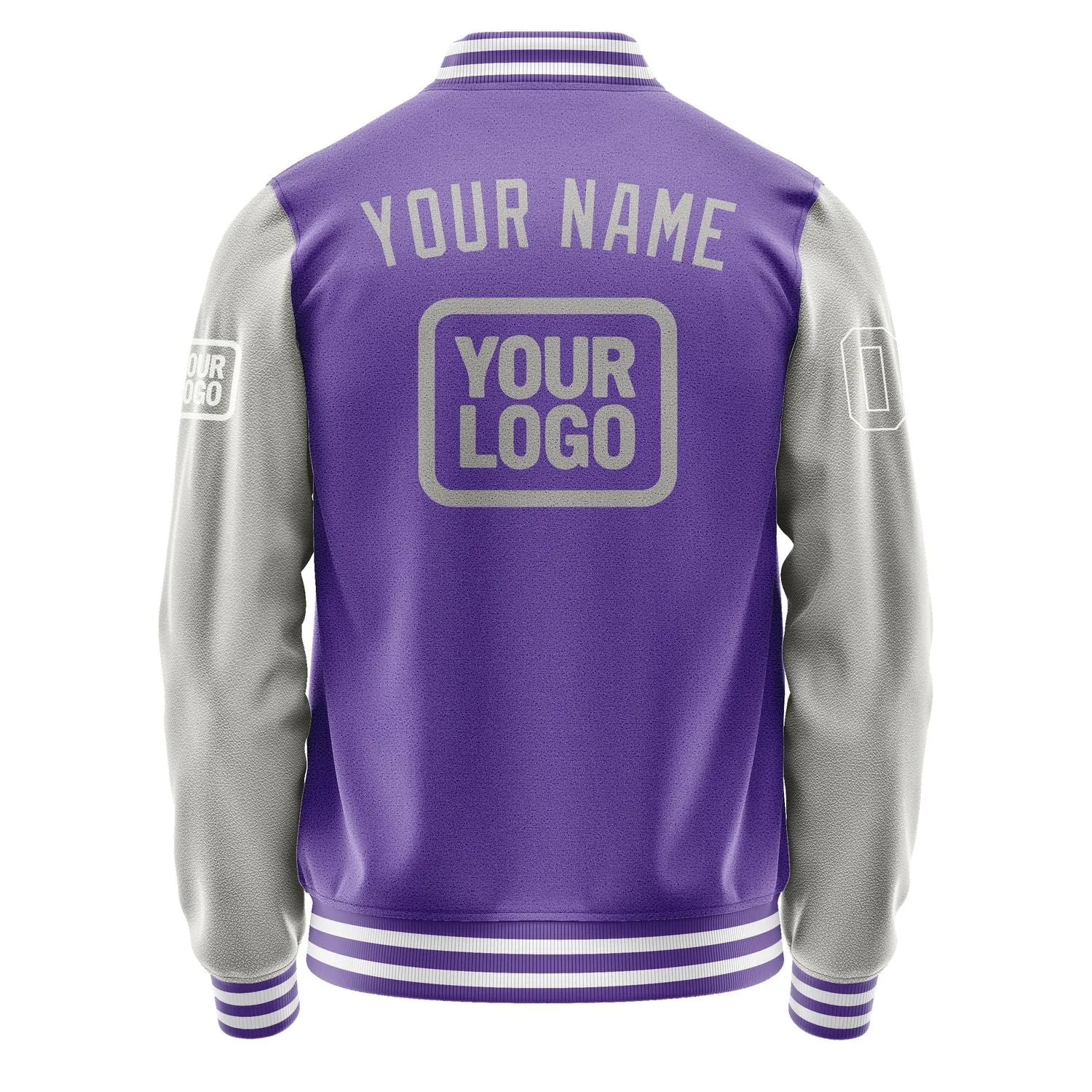 Custom Light Purple Gray Jacket sold by Tailorly product image thumbnail 4