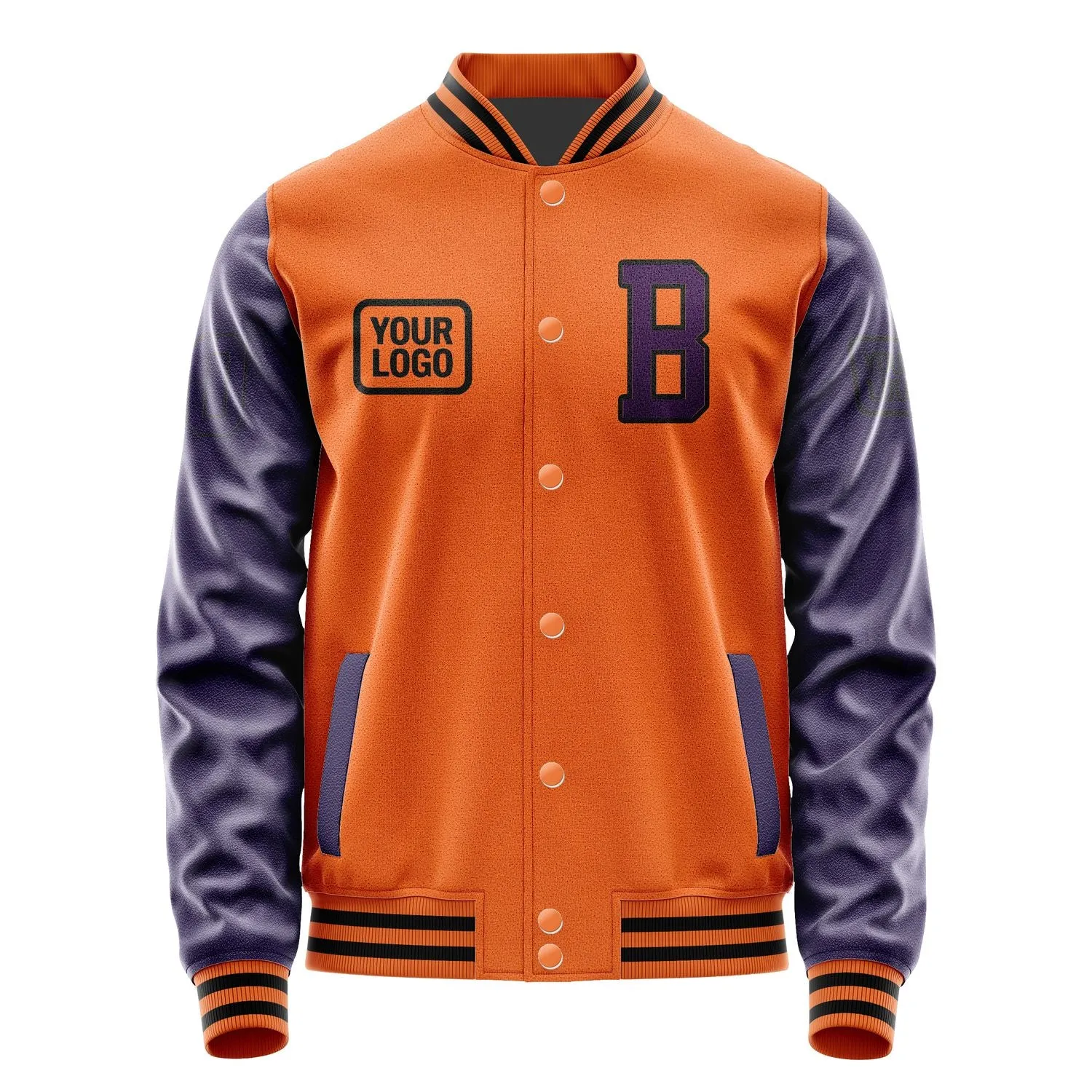 Custom Orange Purple Jacket sold by Tailorly product image thumbnail 2