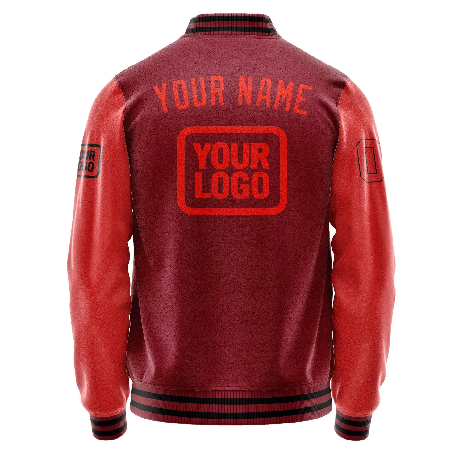 Custom Crimson Red Orange Red Jacket sold by Tailorly product image thumbnail 4