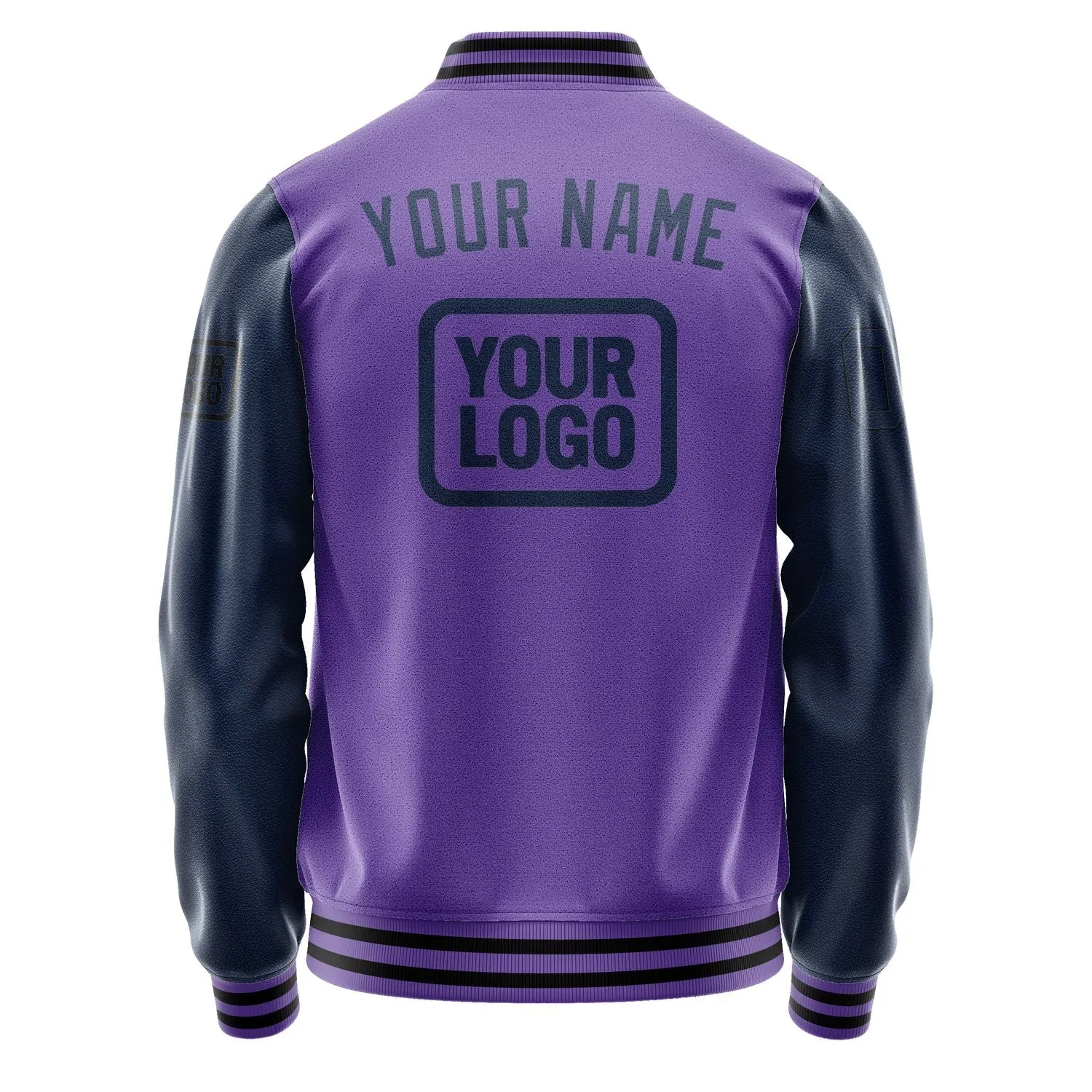 Custom Light Purple Blue Jacket sold by Tailorly product image thumbnail 4