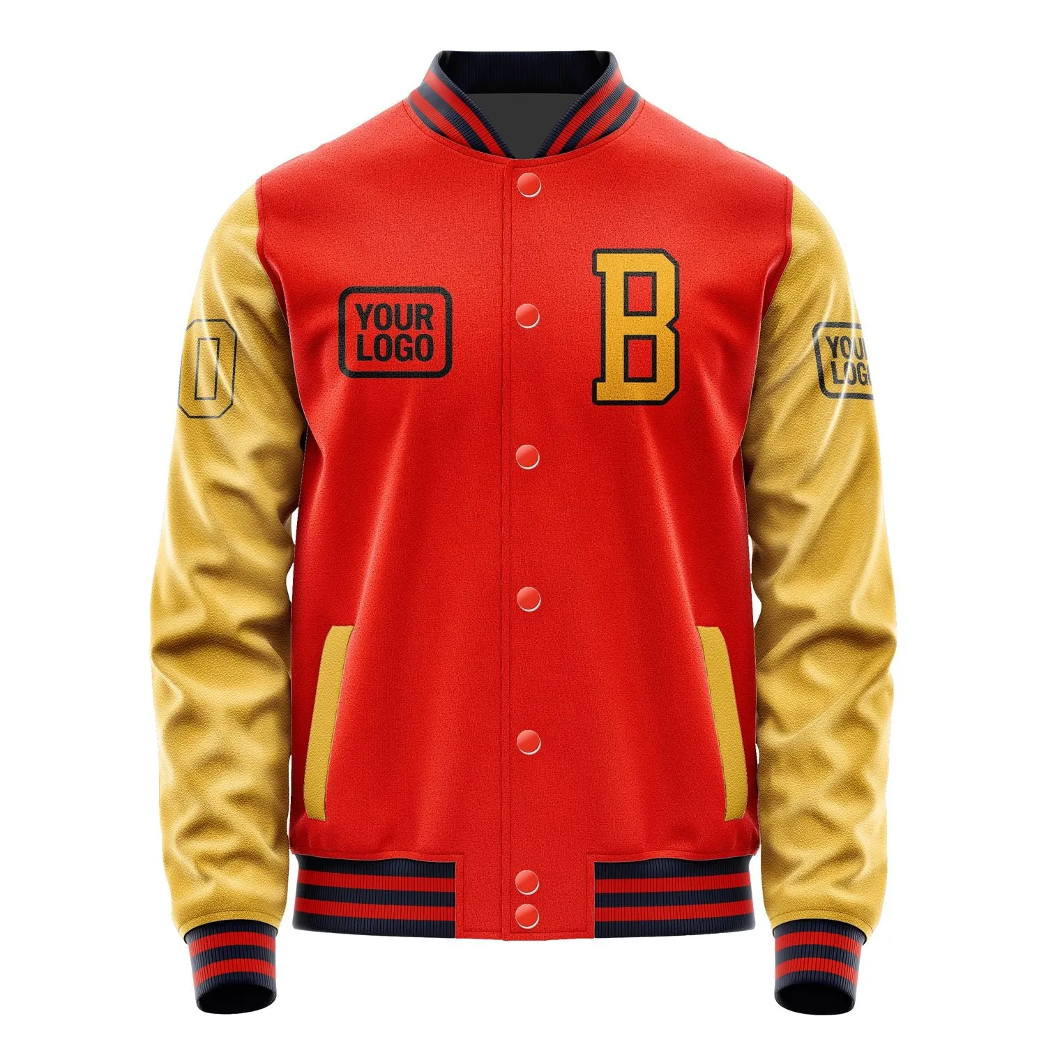 Custom Orange Red Yellow Jacket sold by Tailorly product image thumbnail 2