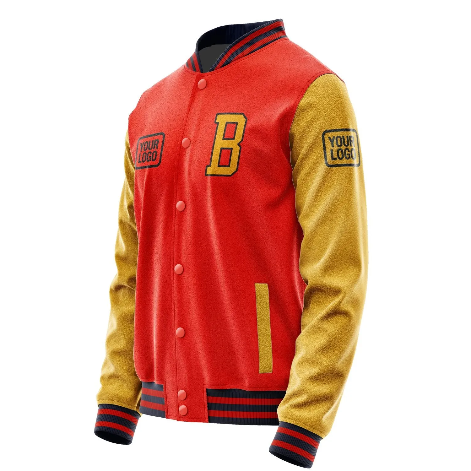 Custom Orange Red Yellow Jacket sold by Tailorly product image thumbnail 3