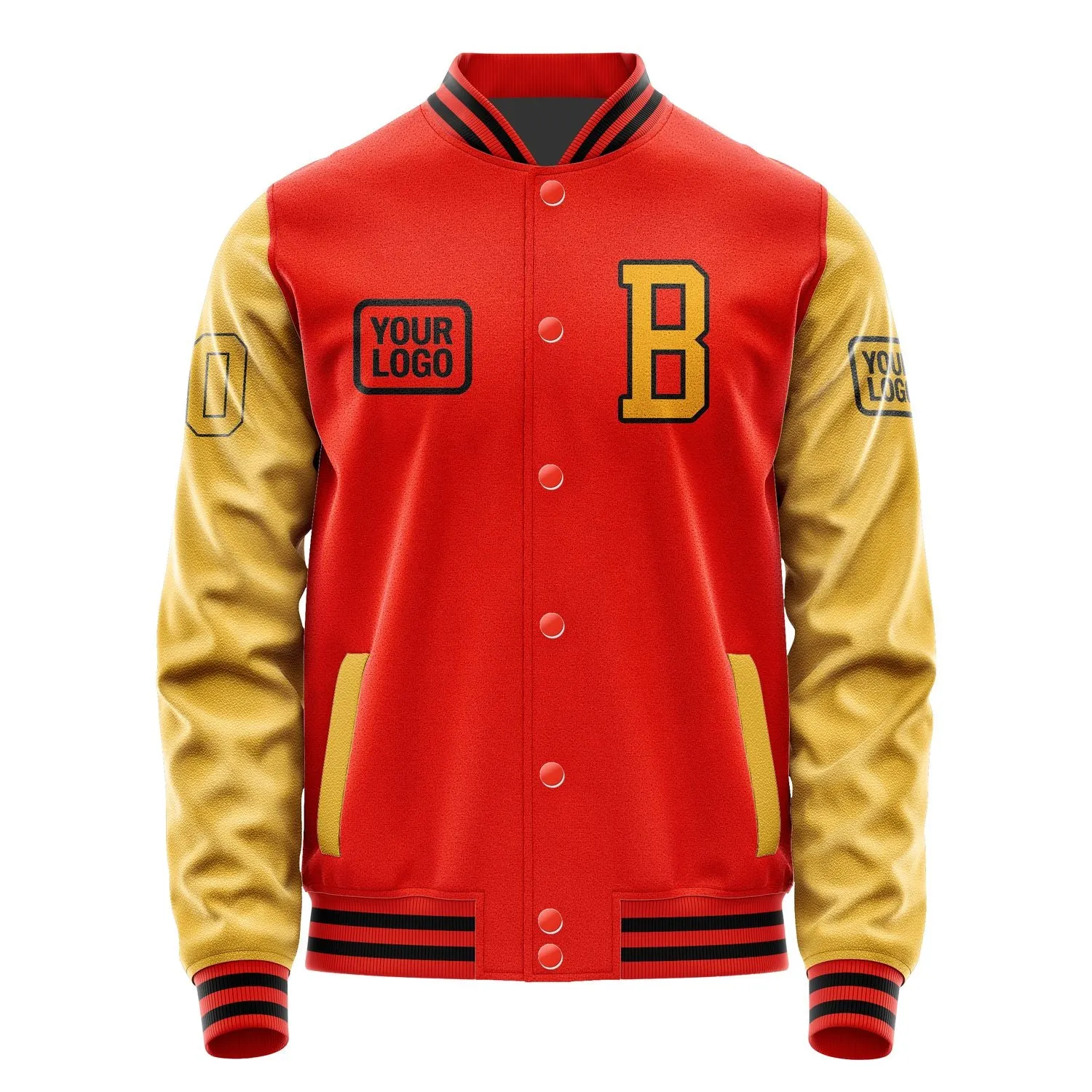 Custom Orange Red Yellow Jacket sold by Tailorly product image thumbnail 2