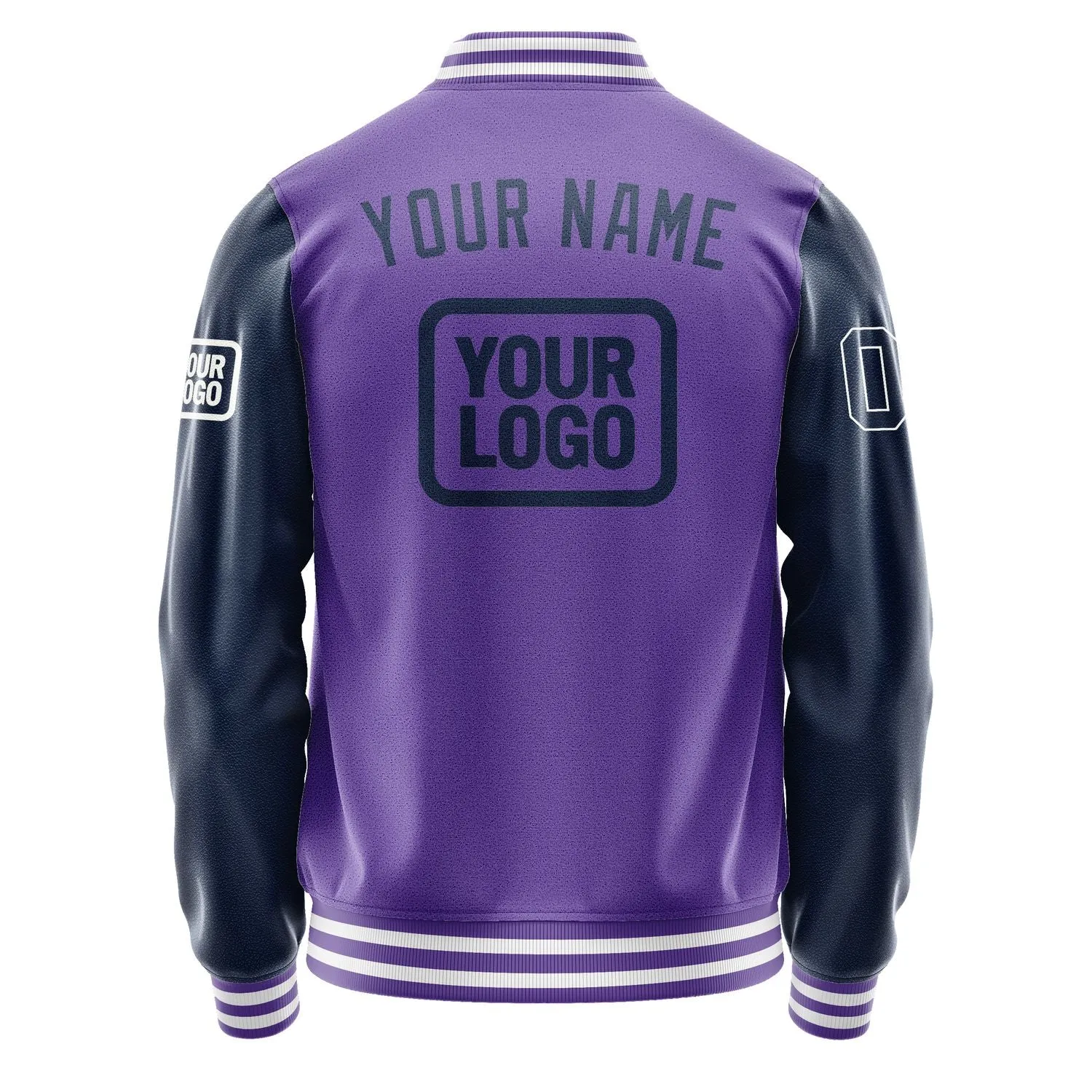Custom Light Purple Blue Jacket sold by Tailorly product image thumbnail 4