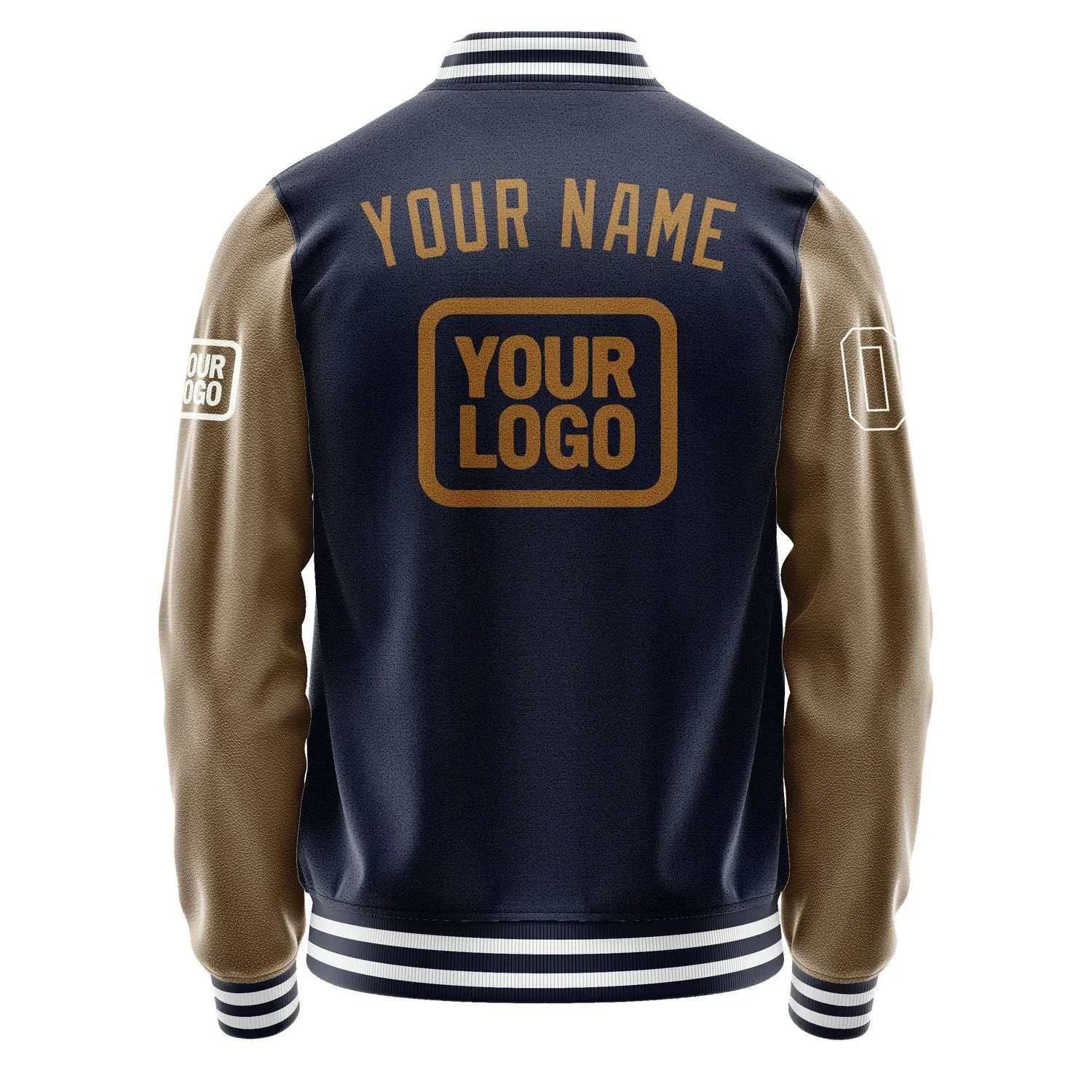 Custom Navy Khaki Jacket sold by Tailorly product image thumbnail 4