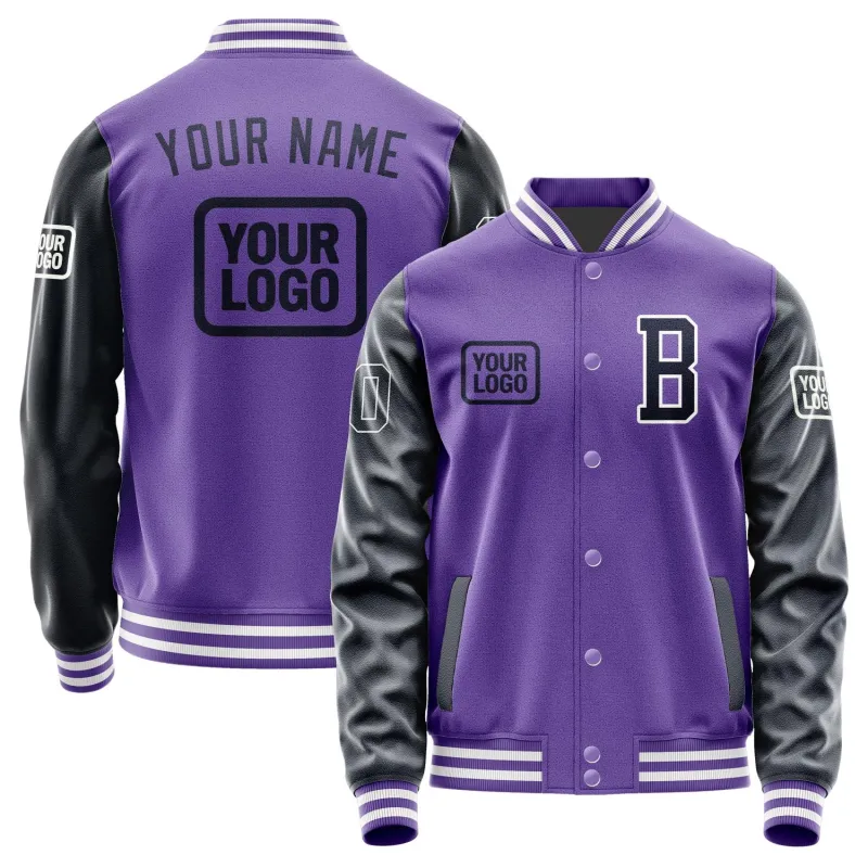 Custom Light Purple Navy Jacket sold by Tailorly
