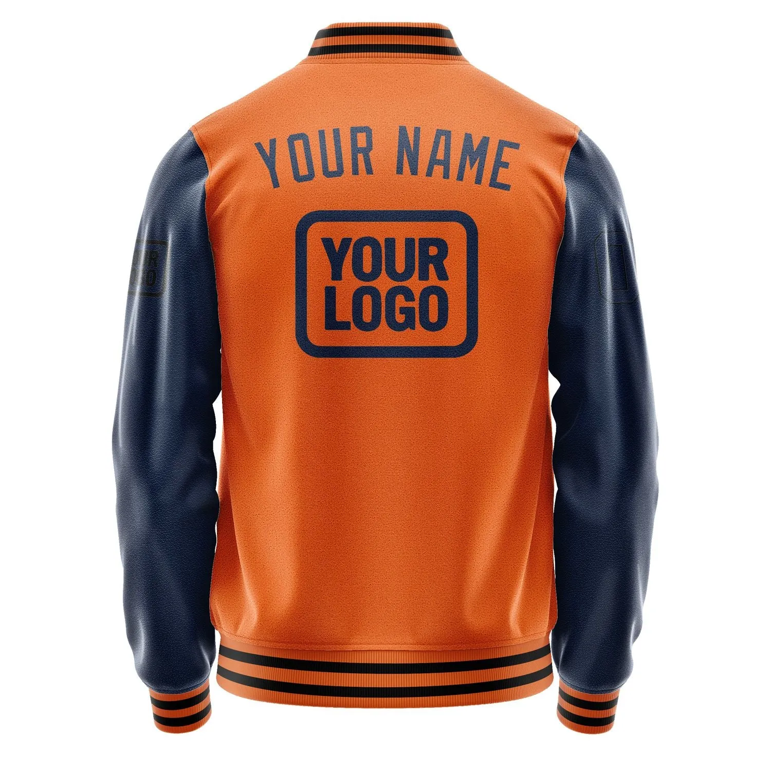 Custom Orange Blue Jacket sold by Tailorly product image thumbnail 4